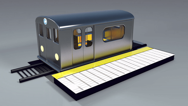 Isometric door open