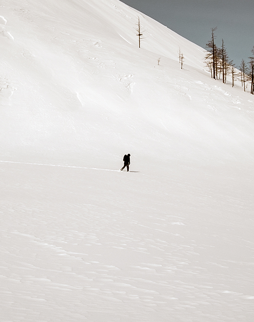 Foto detalle de las 12 cascadas en la tundra de Norilsk