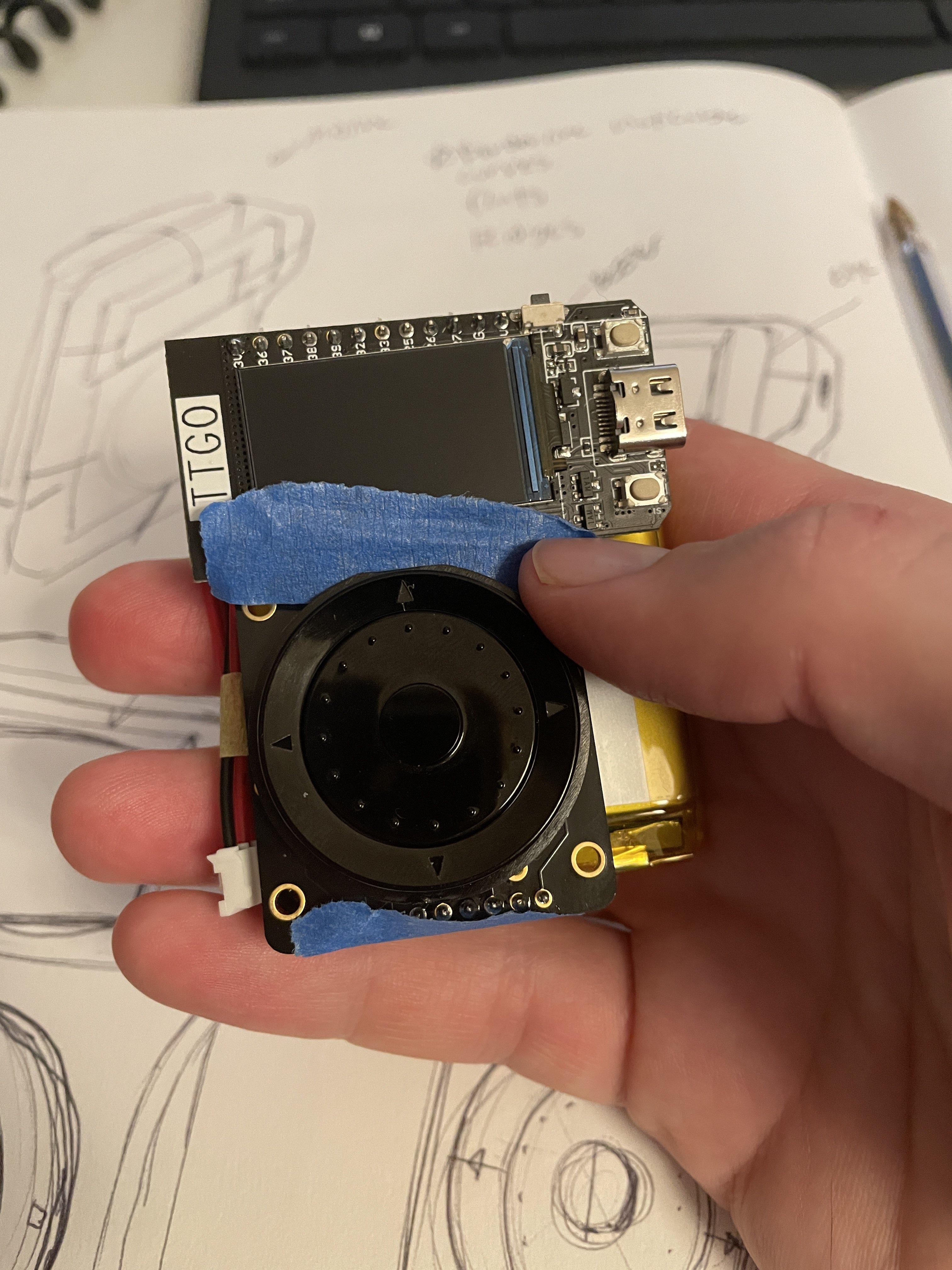 lando sent Jasper a test board to help design the case