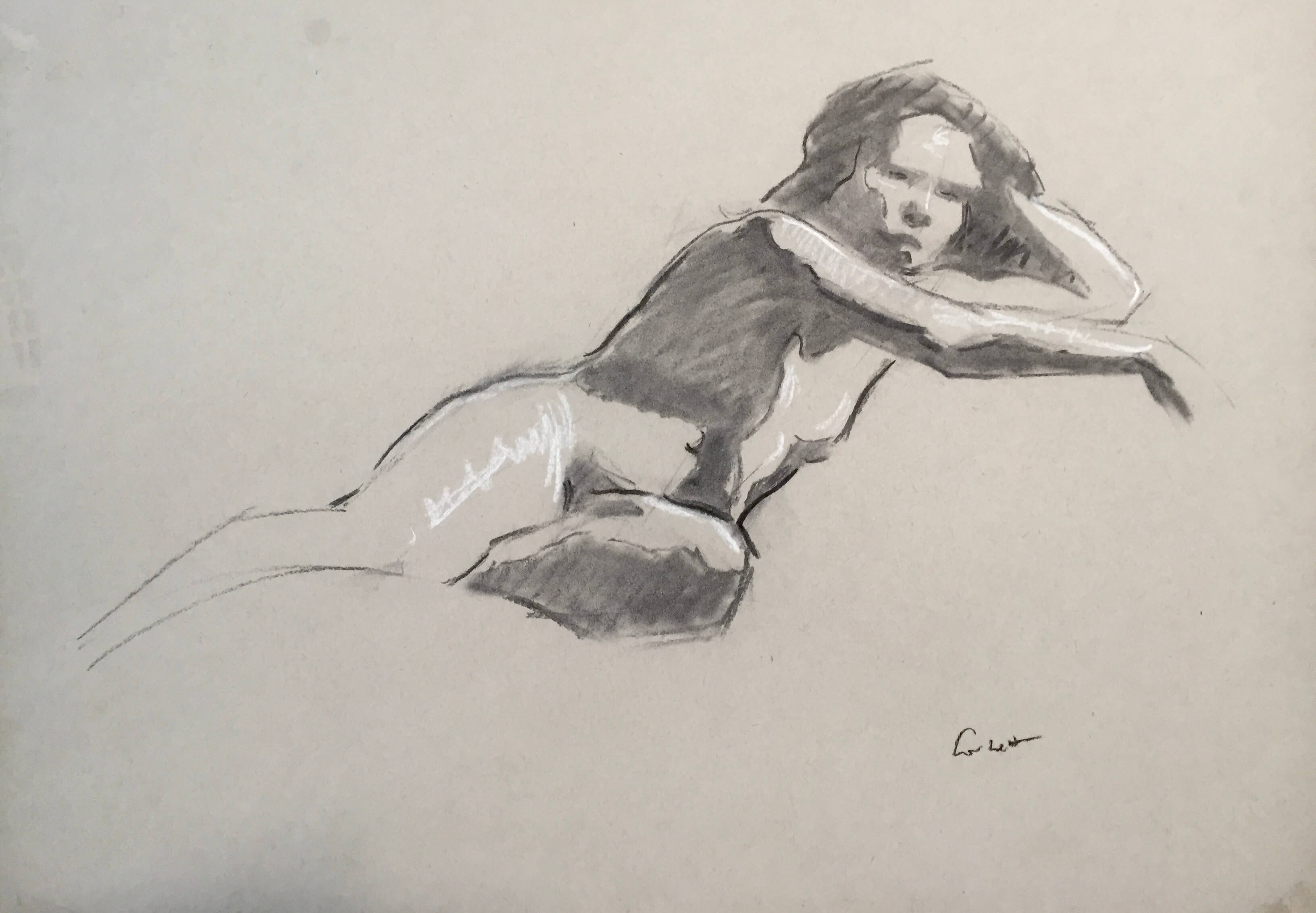 Lucy CorbettLife Drawing50cm x 70cmcharcoal on paper£100 unframed