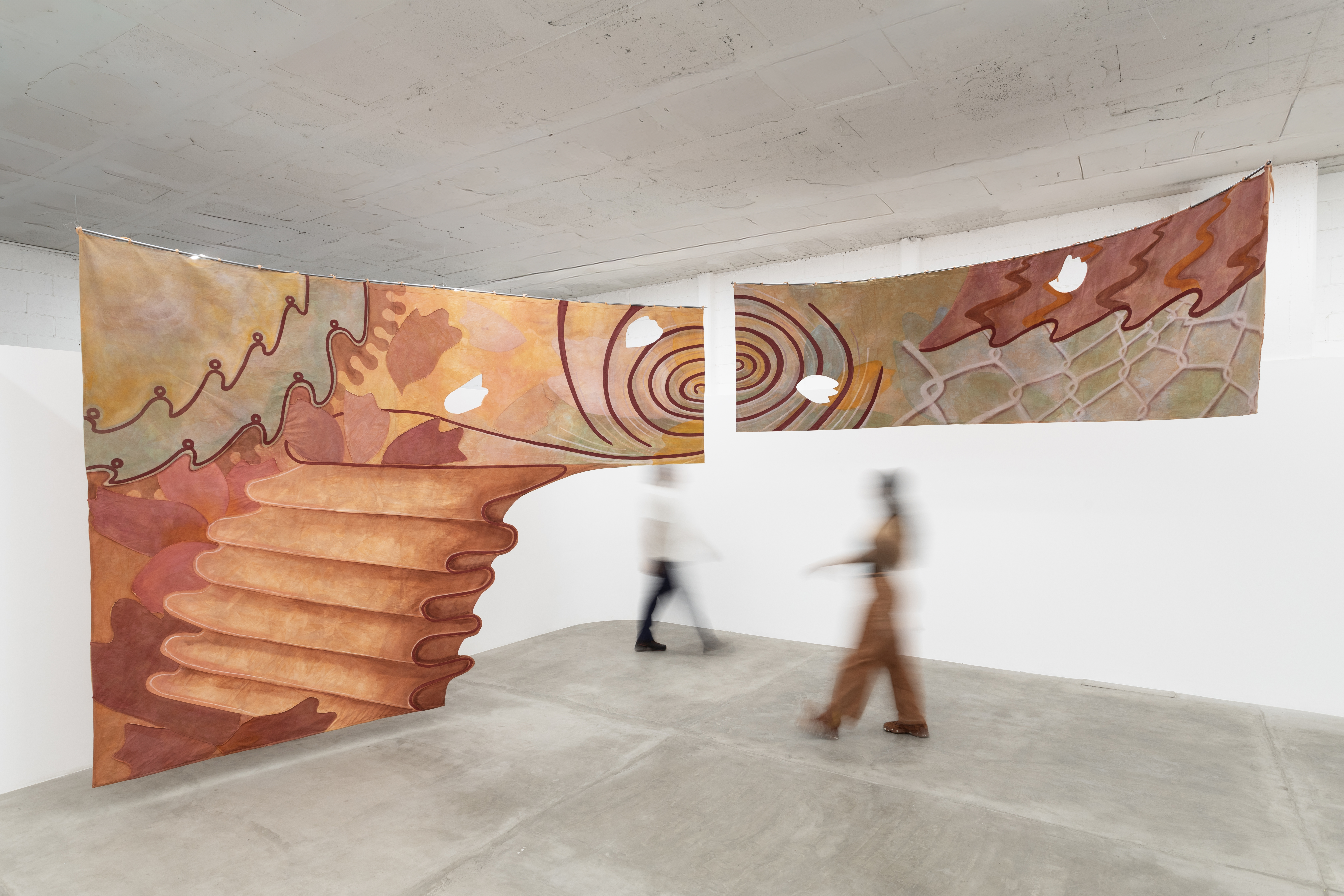 Cosmos, 2025 Pigment and acrylic base on dyed cotton canvas. 800 x 280 cm 315 x 110 1/4 in