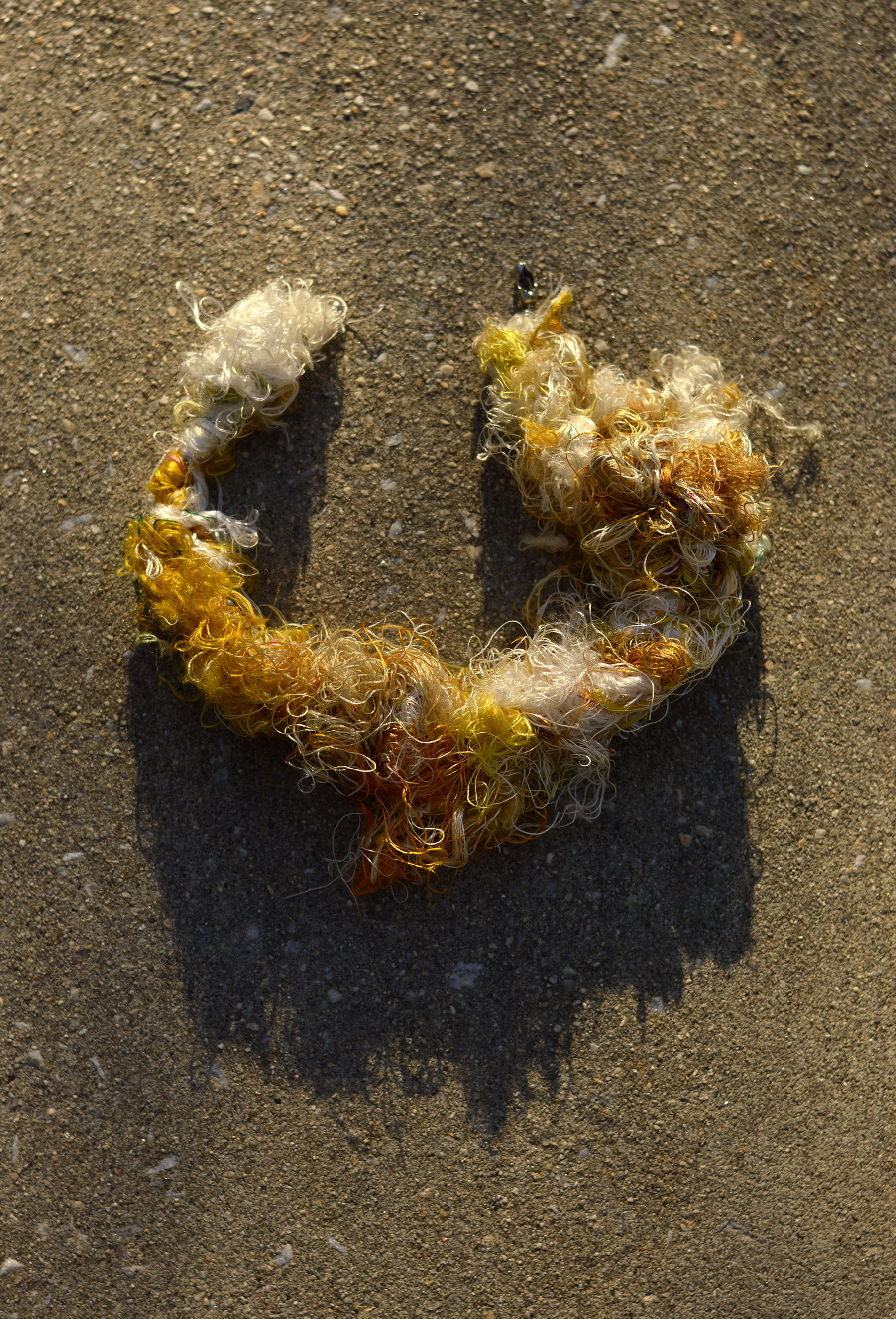 Silk Yarn Tangle Necklace