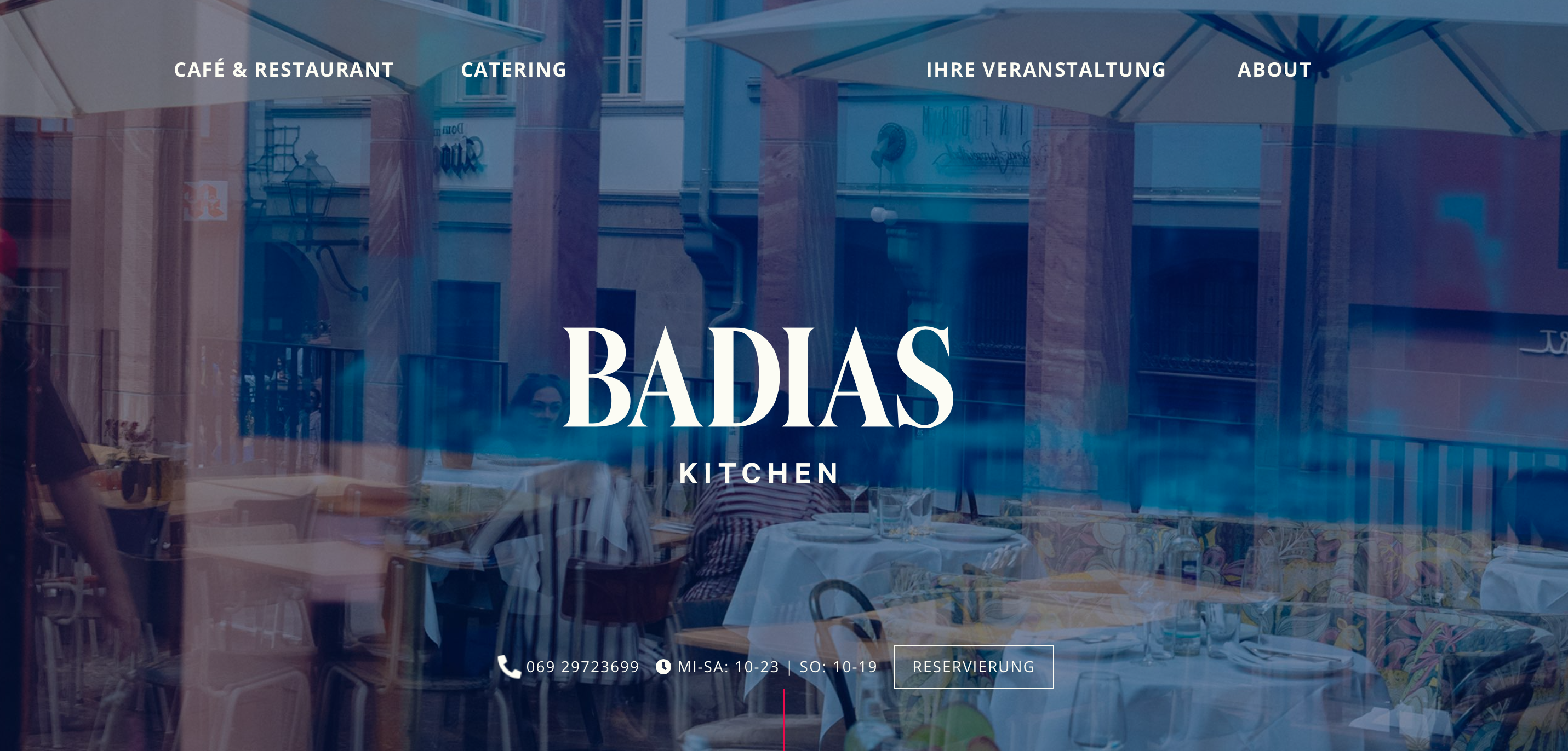 Website Concept & Copy // Badias Kitchen
