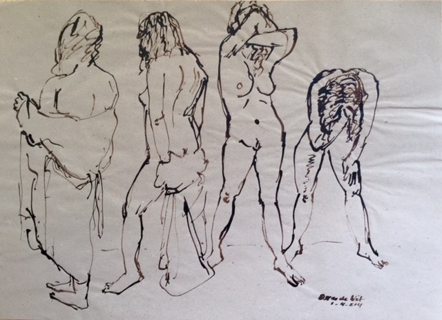 Schetsen 2014 - sepia 25x35 cm