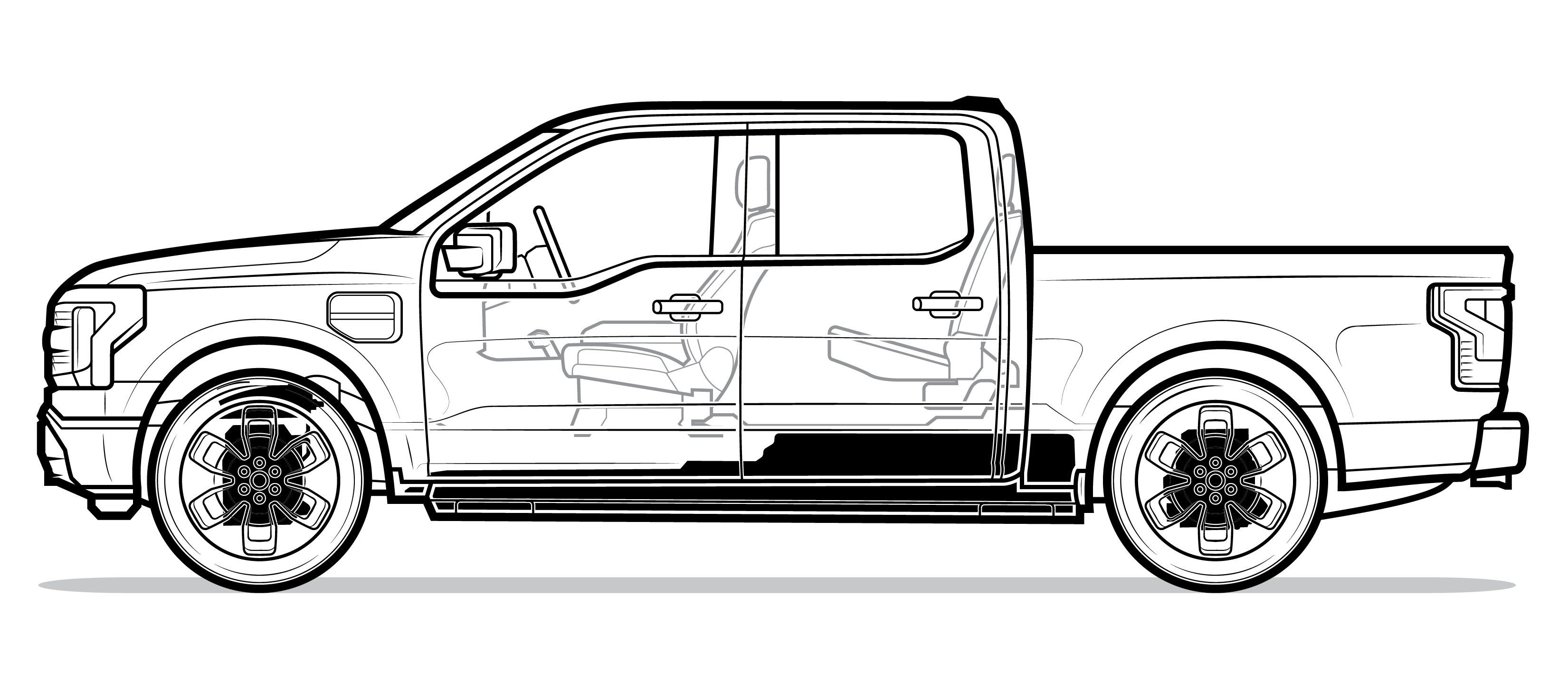 ford coloring pages 2022