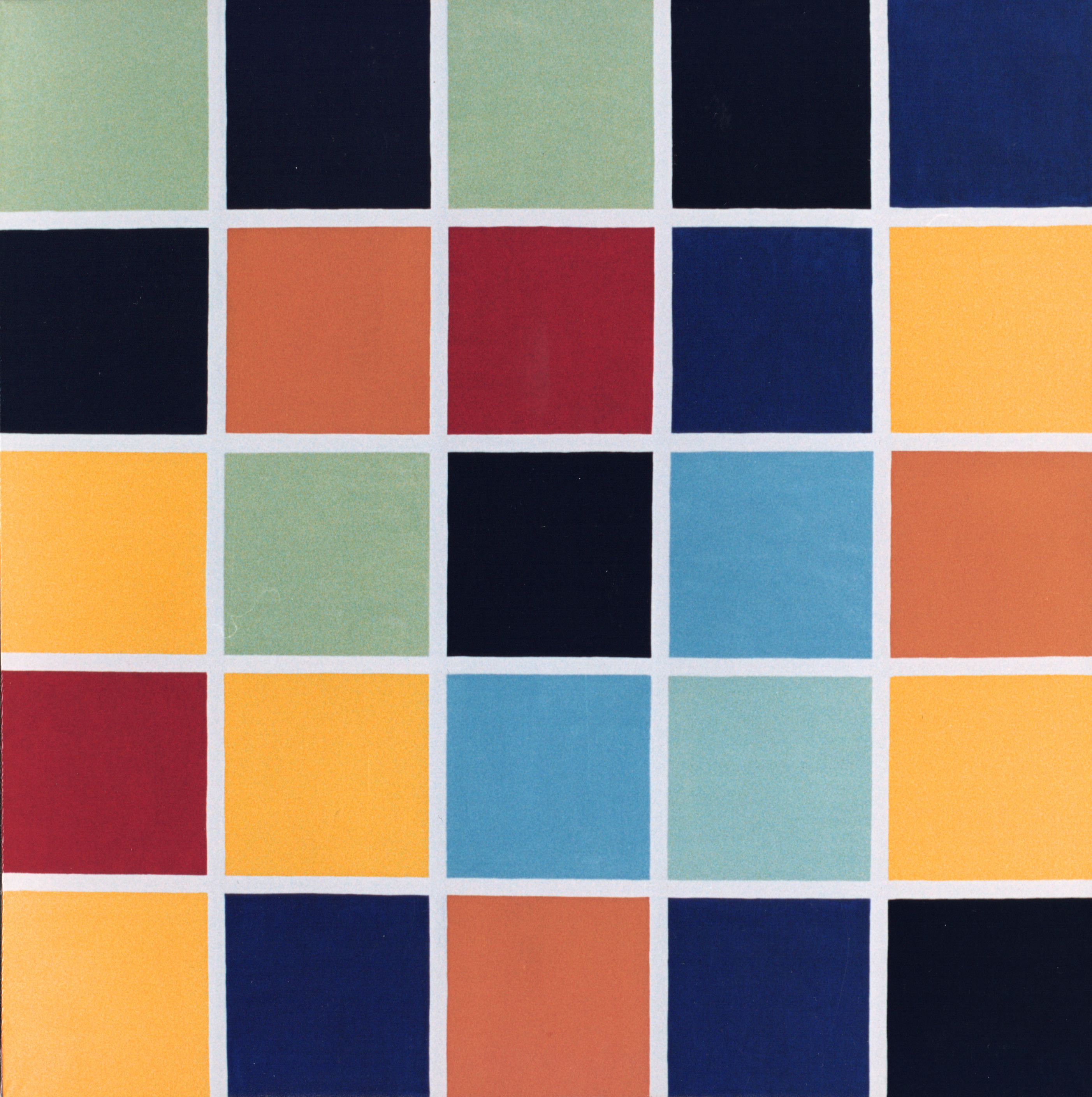 Sin título, 1992. Acrílico sobre tela, 150 x 150 cm.