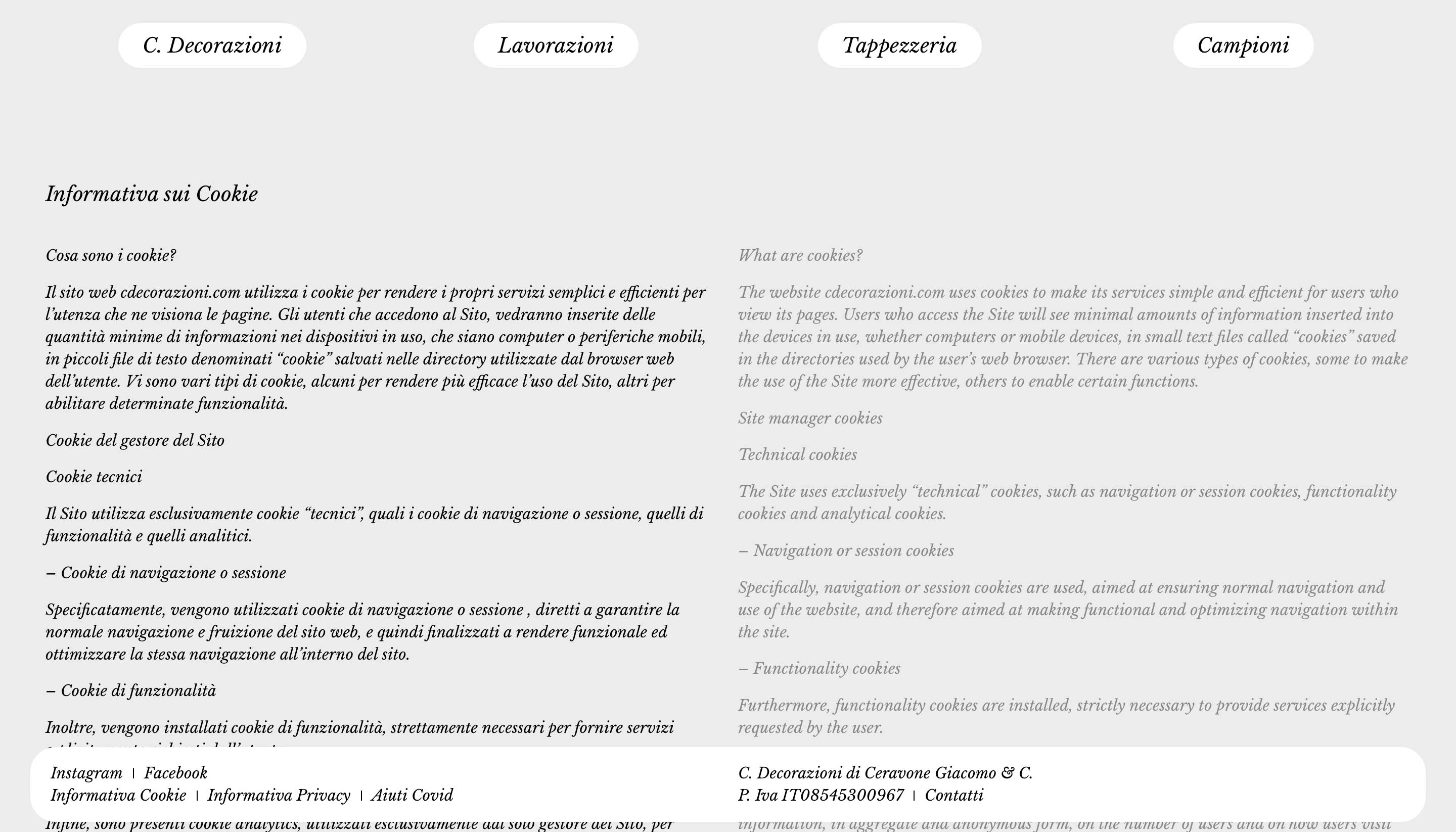 giallo studio c. decorazioni web graphic design