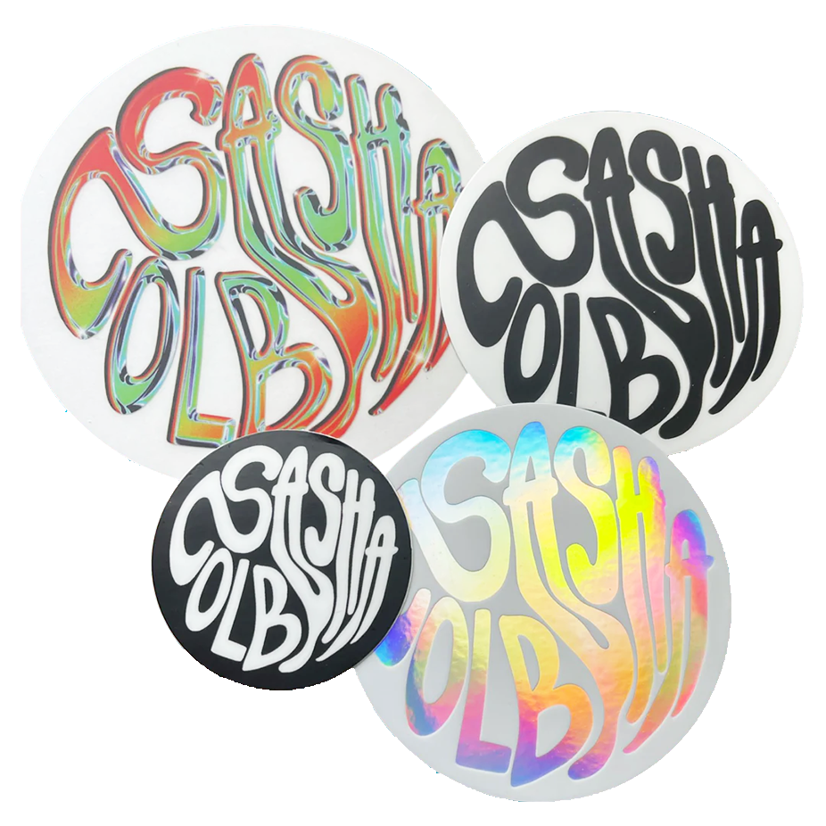 Sticker Set Merch Collab with Sasha Colby, 2022