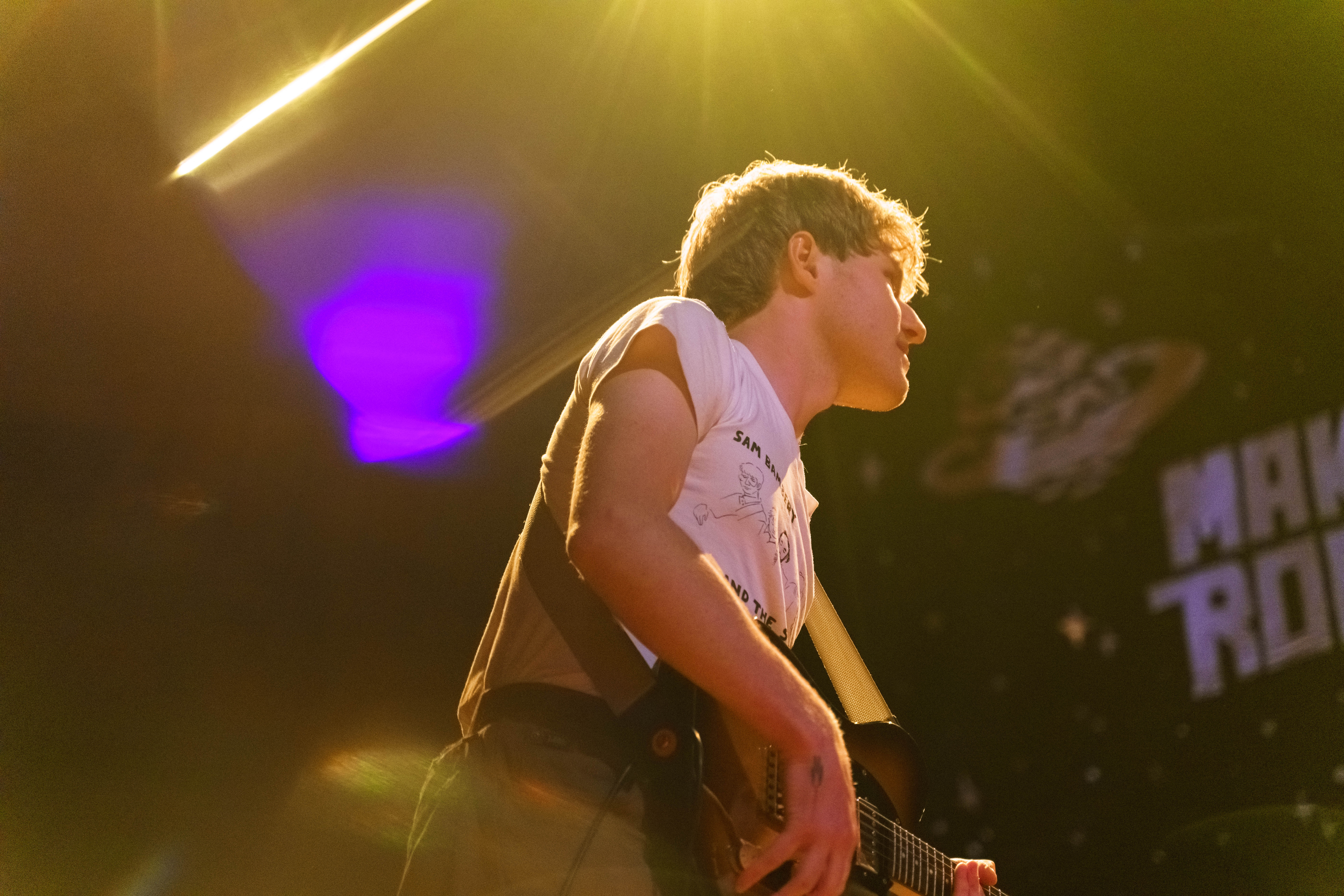 Dunedin Band Juno Is playing at the Christchurch Town Hall, photographed by Ella Waswo