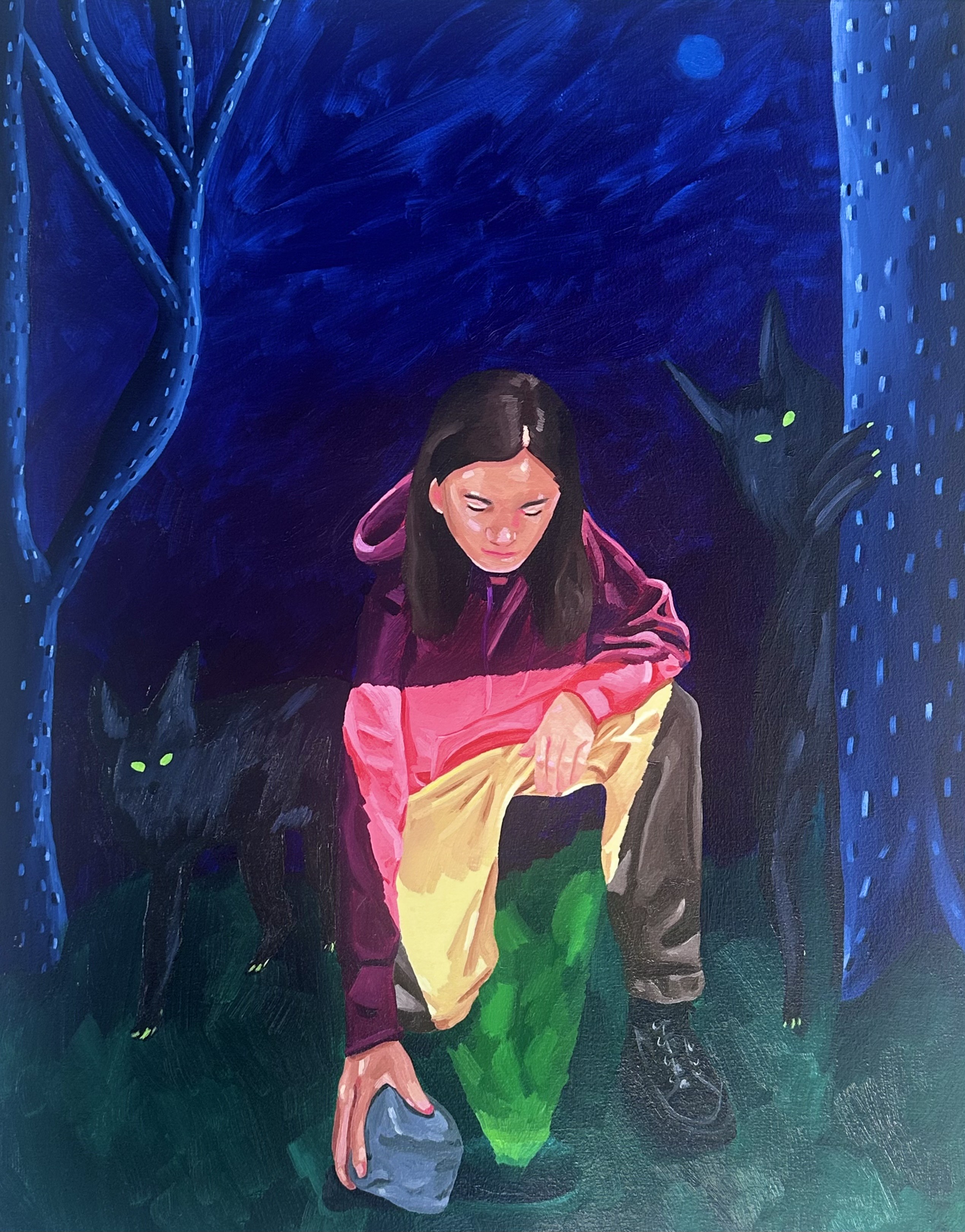 Seekers 2, 2025, Oil on canvas