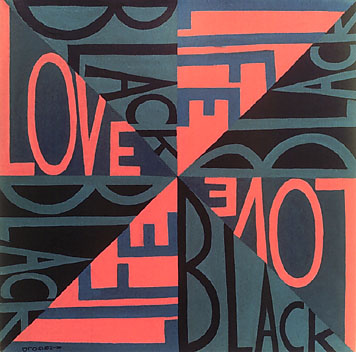 Faith Ringgold, Love Black Life, 1969