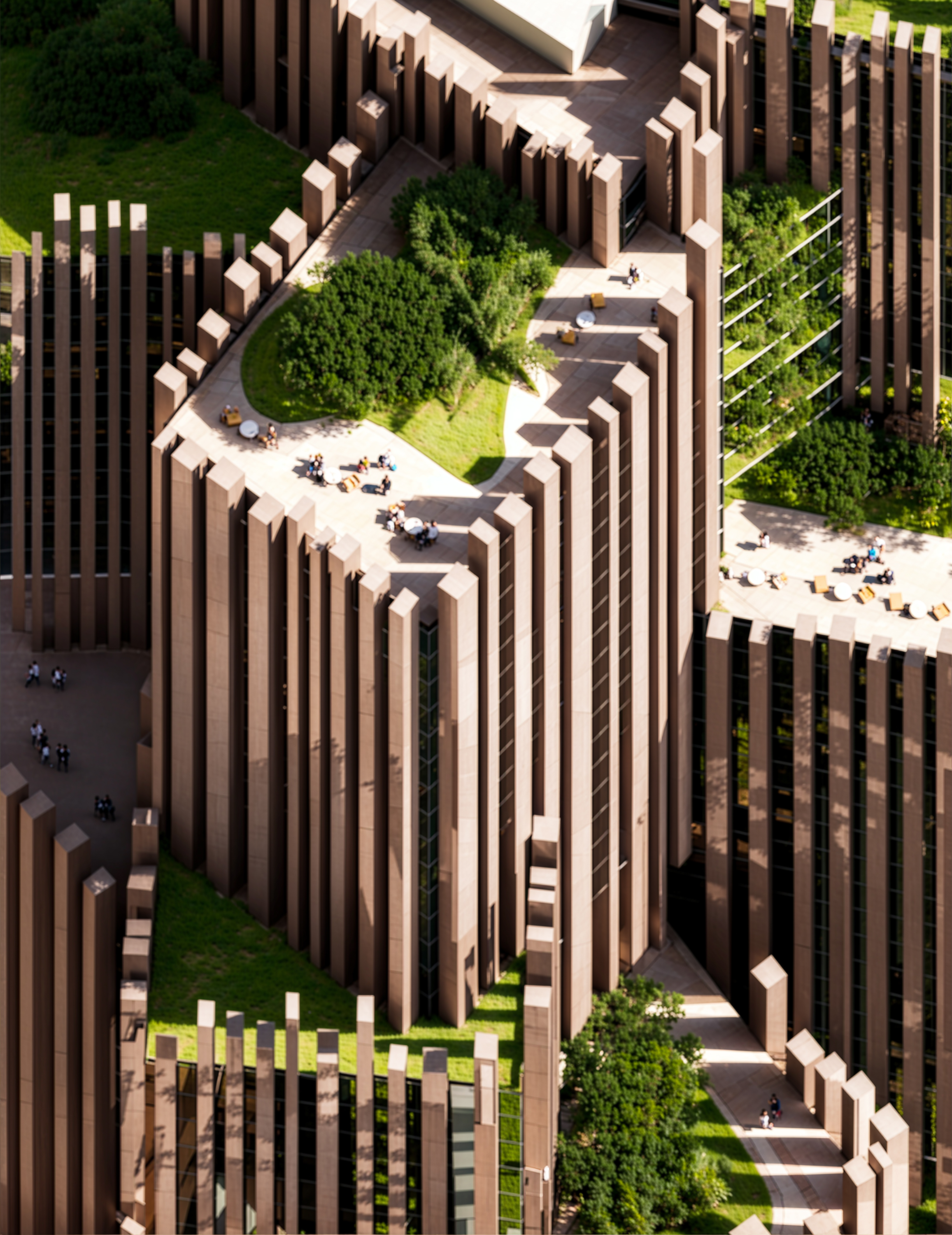 Rendering Façade Closeup View @architectural illustration & cg