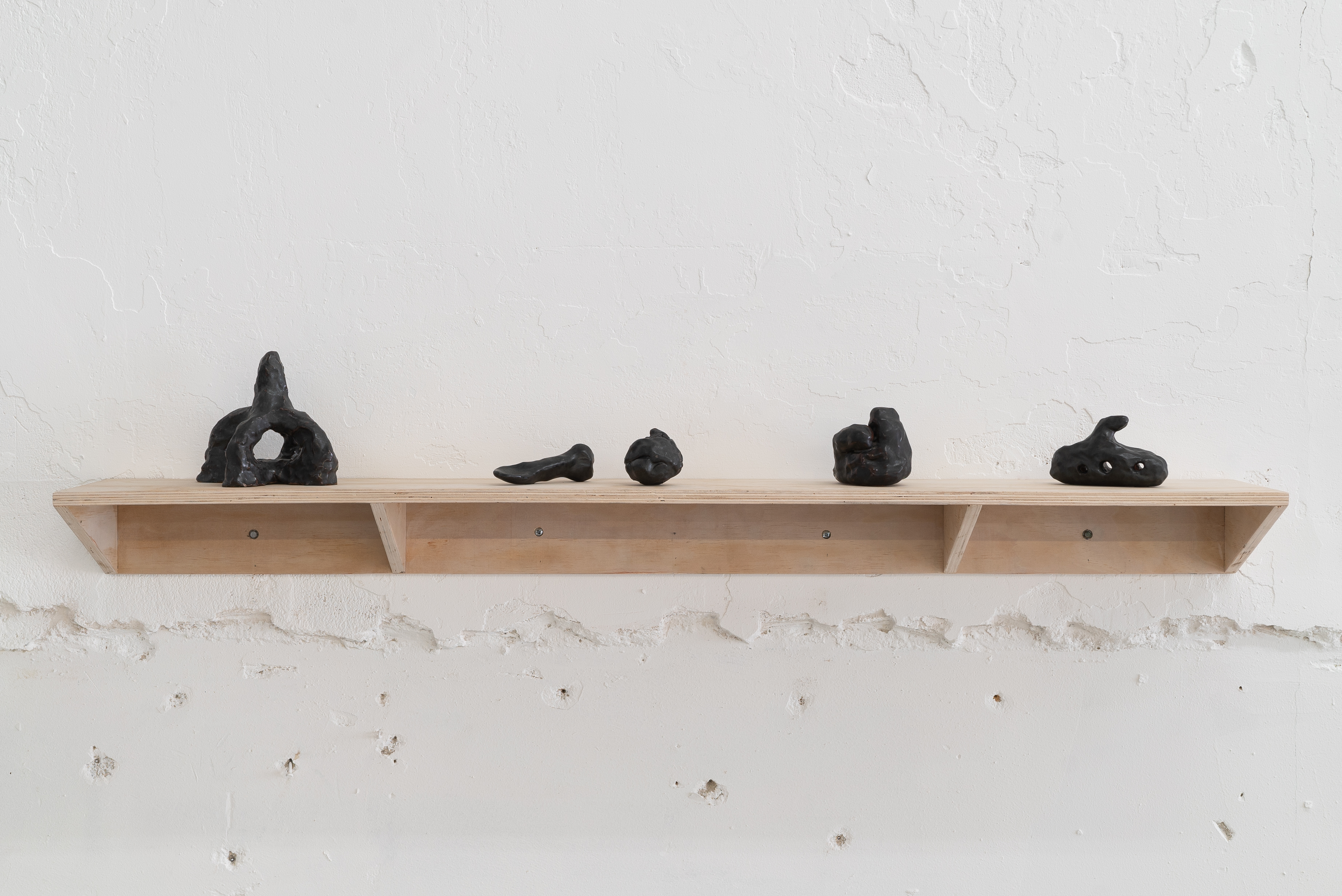 Rudy Sheperd. Healing Devices: No. 2,3,7,8,16. Glazed ceramic. 2012