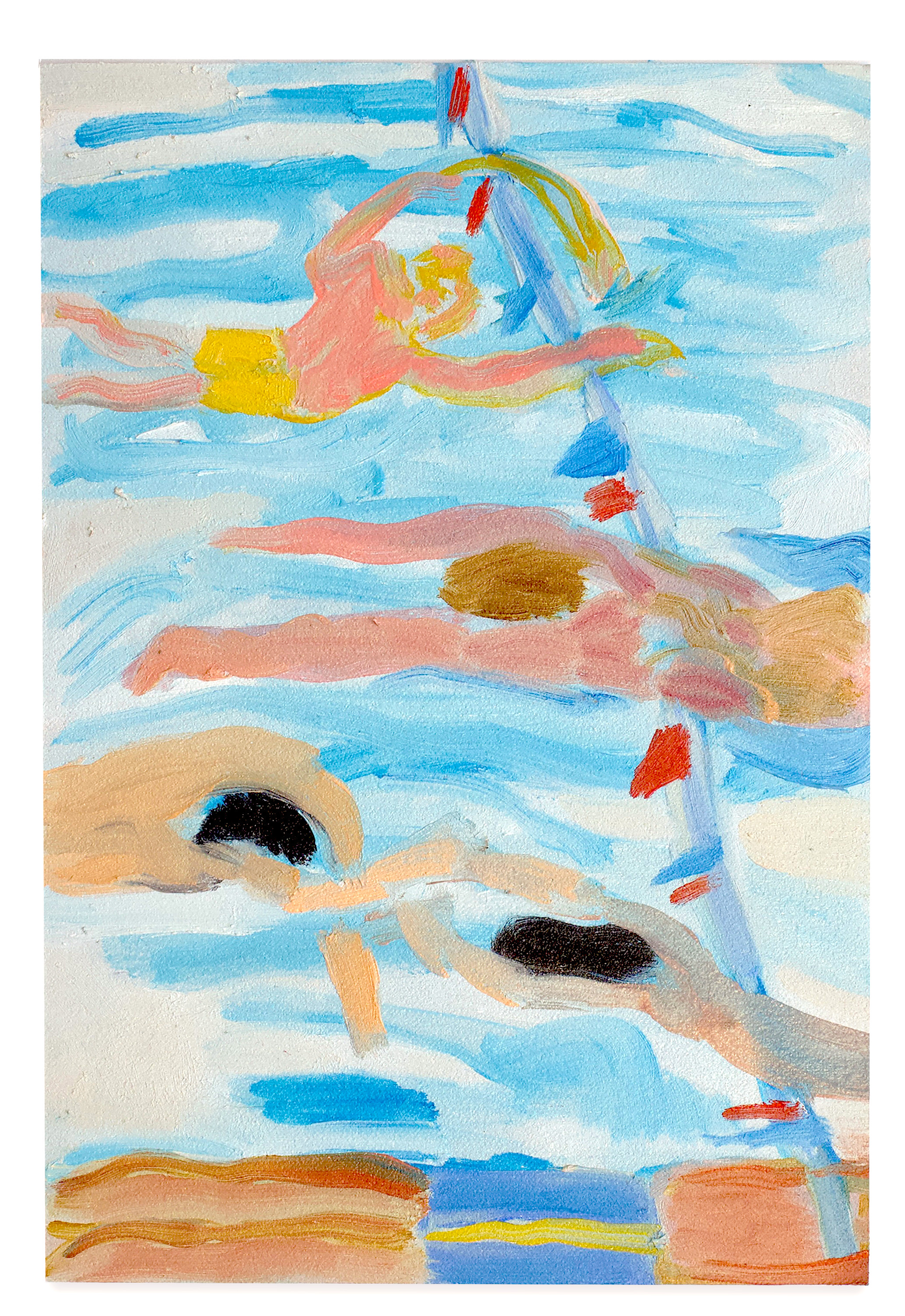 Freestyle, oil on wood, 30 x 20 cm