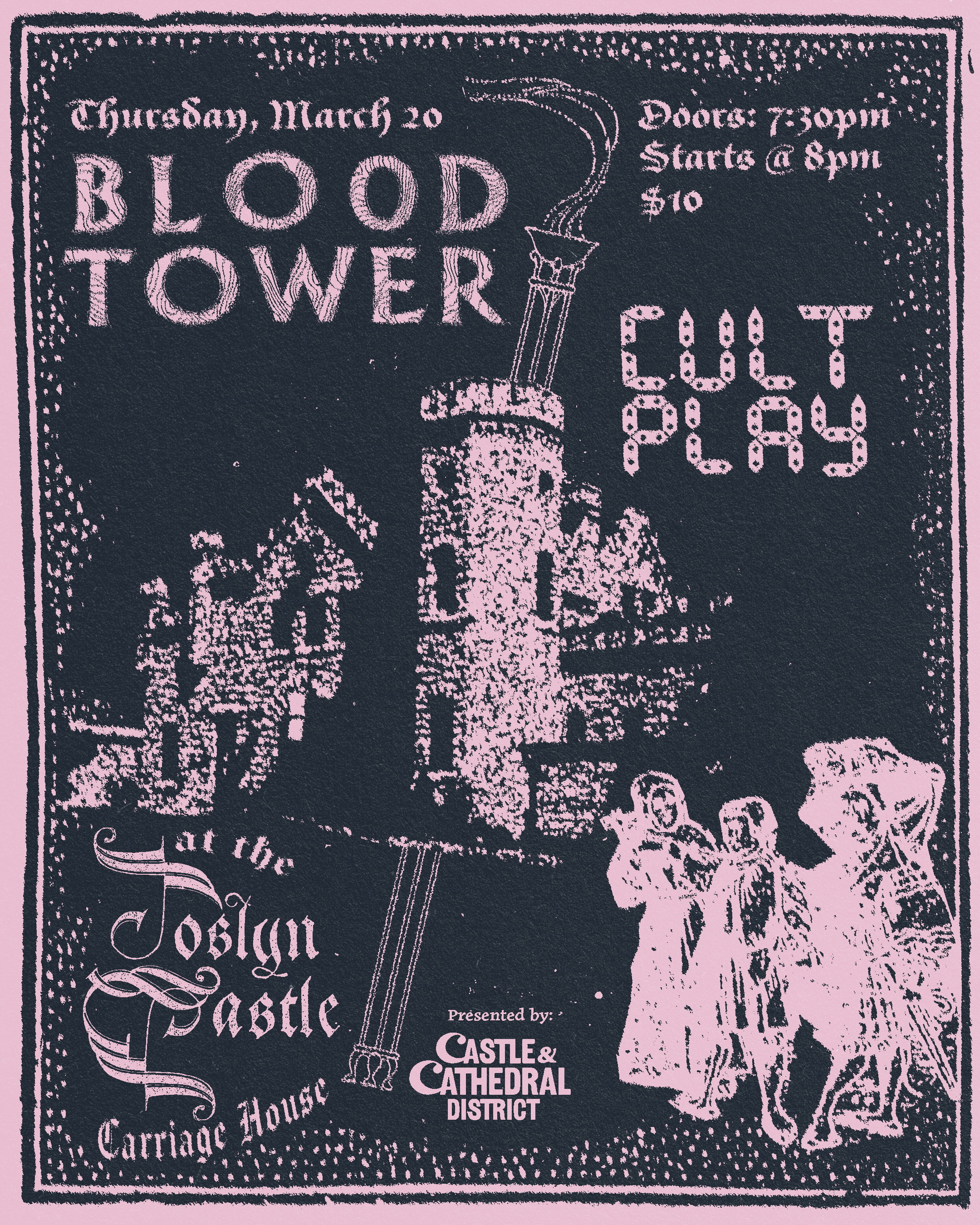 Joslyn Castle dungeon night poster