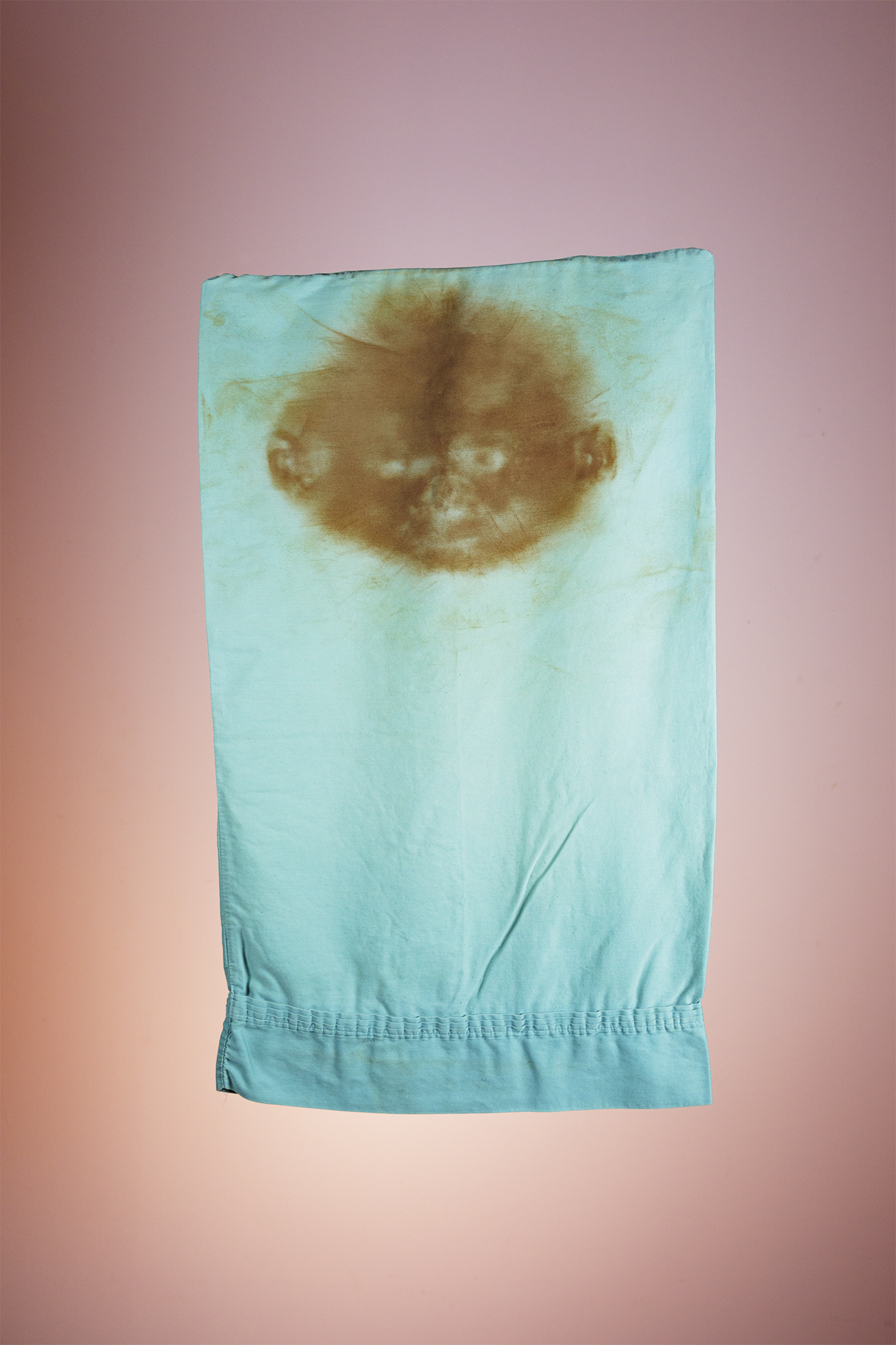 Jenna B., 2019Coffee rubbing portrait over gifted pillowcase