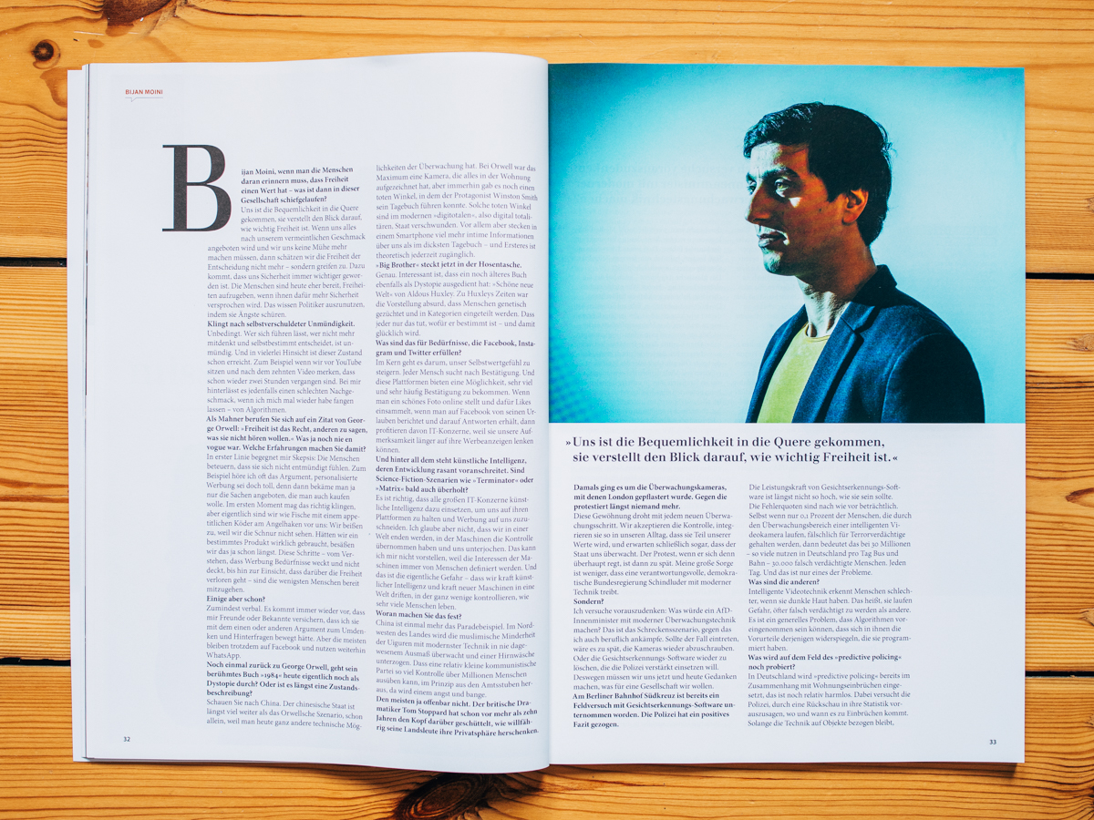 Galore Interviews / Bijan Moini Portrait / May 2020