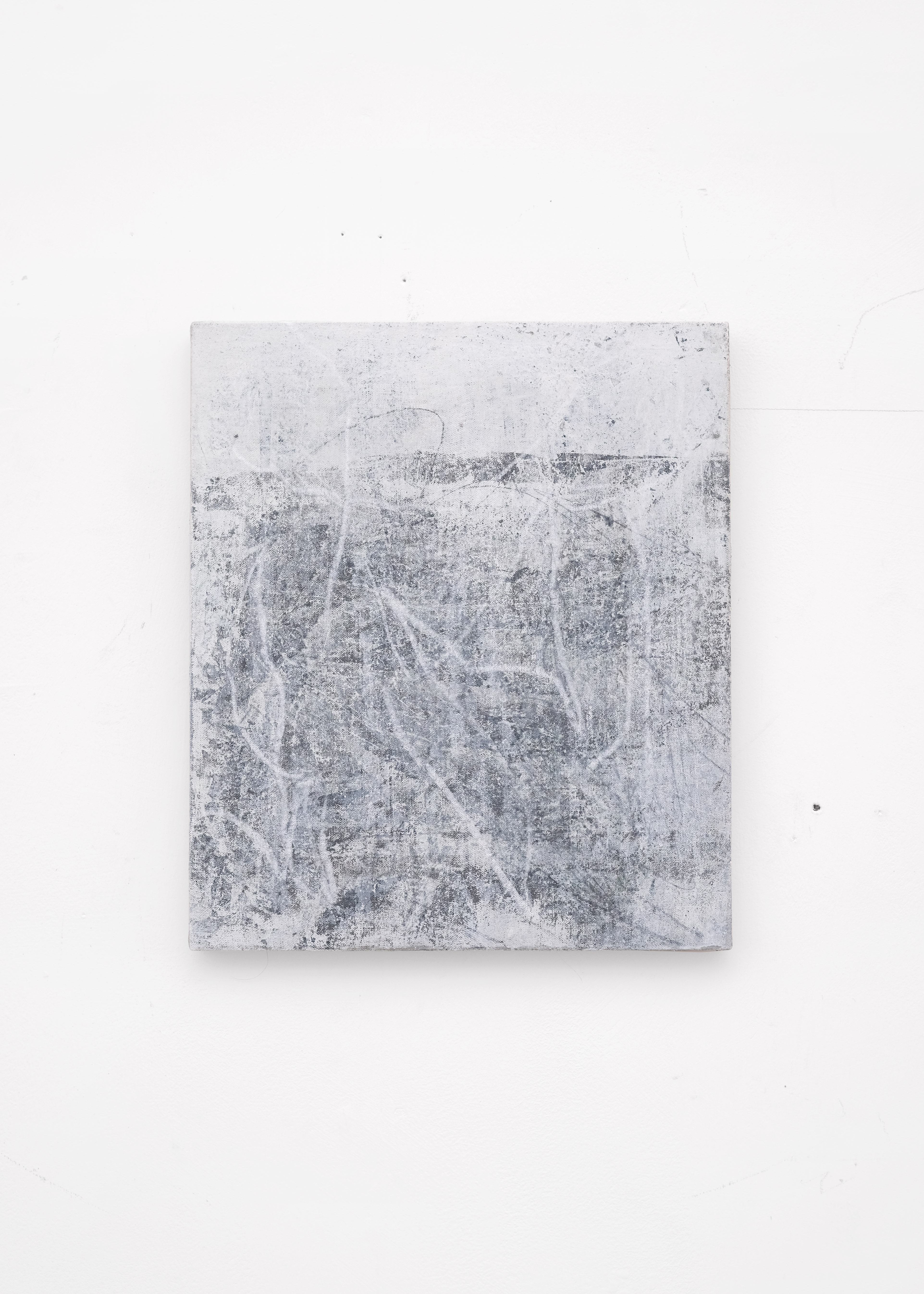 untitled landscape | various paints on linen | 35 x 30 cm | £600