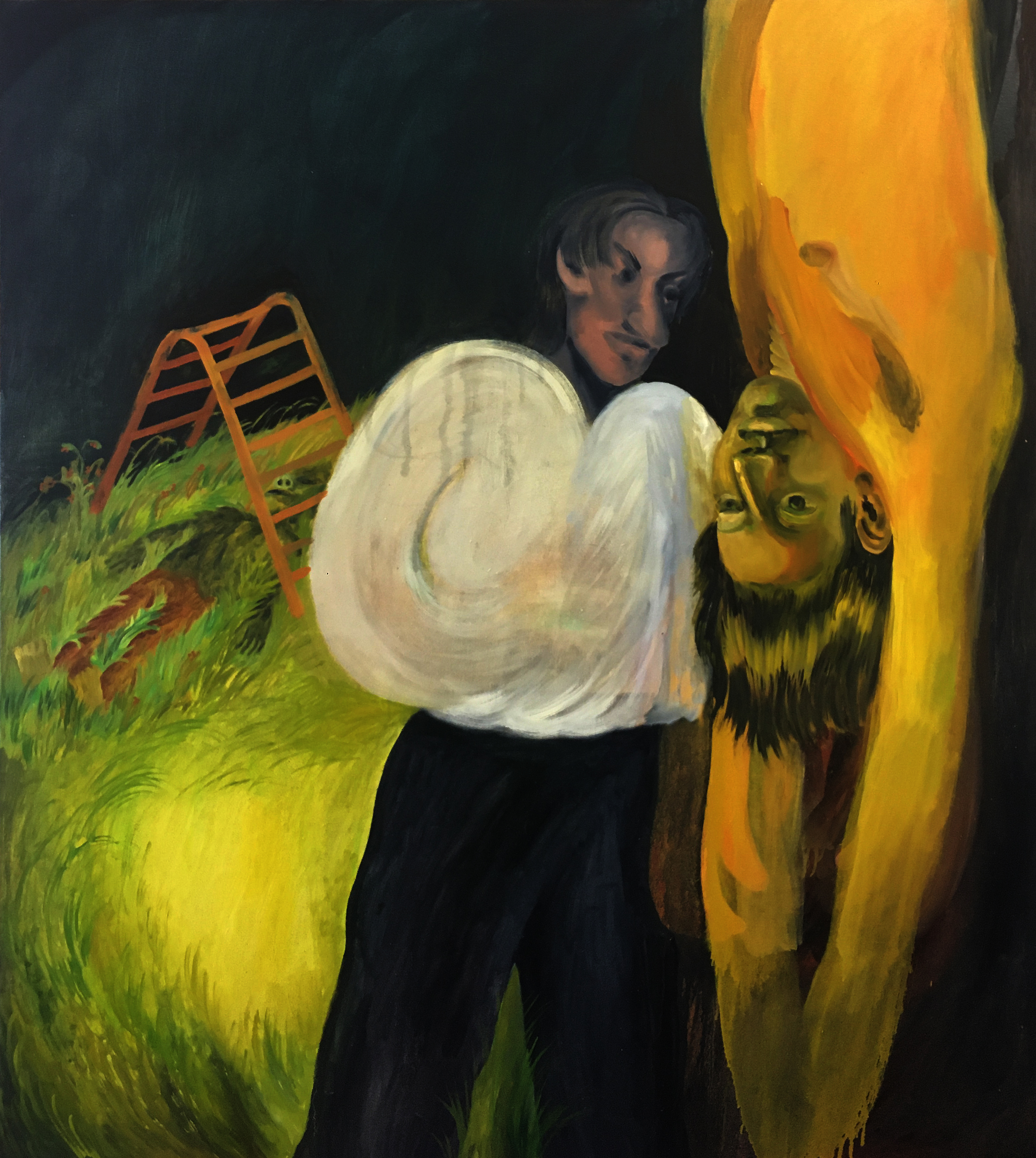 Shadow Work, oil on canvas, 36x42