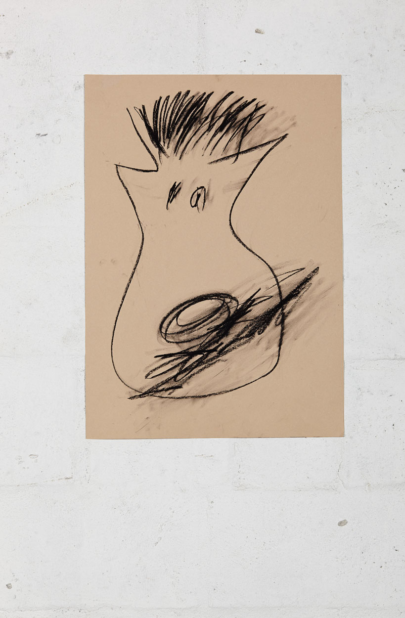 Fungus, 2015. charcoal on paper. 60cm x 45cm