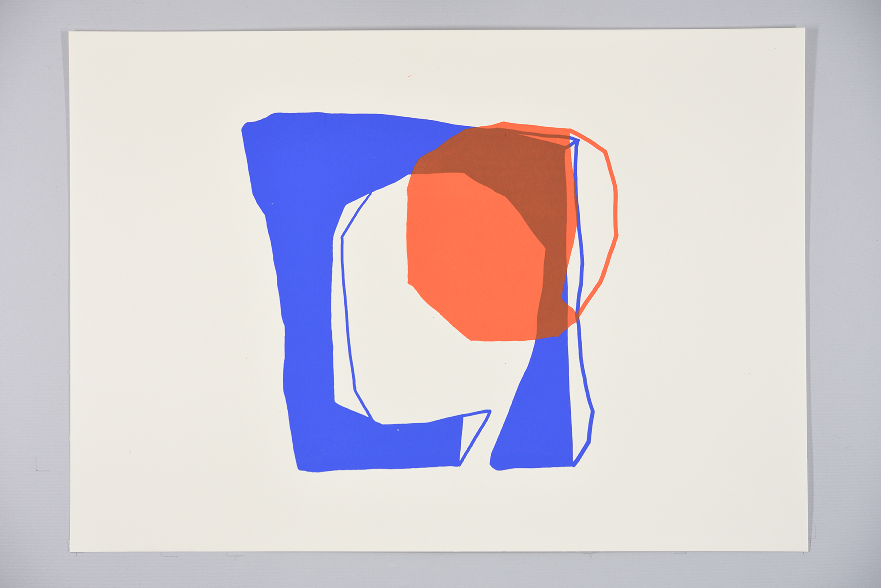 Bogen (2017), Silkscreen, 29,7 × 42 cm