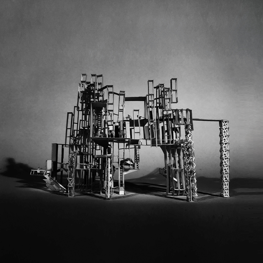 Final model of Tuning musical instrument repair workshop