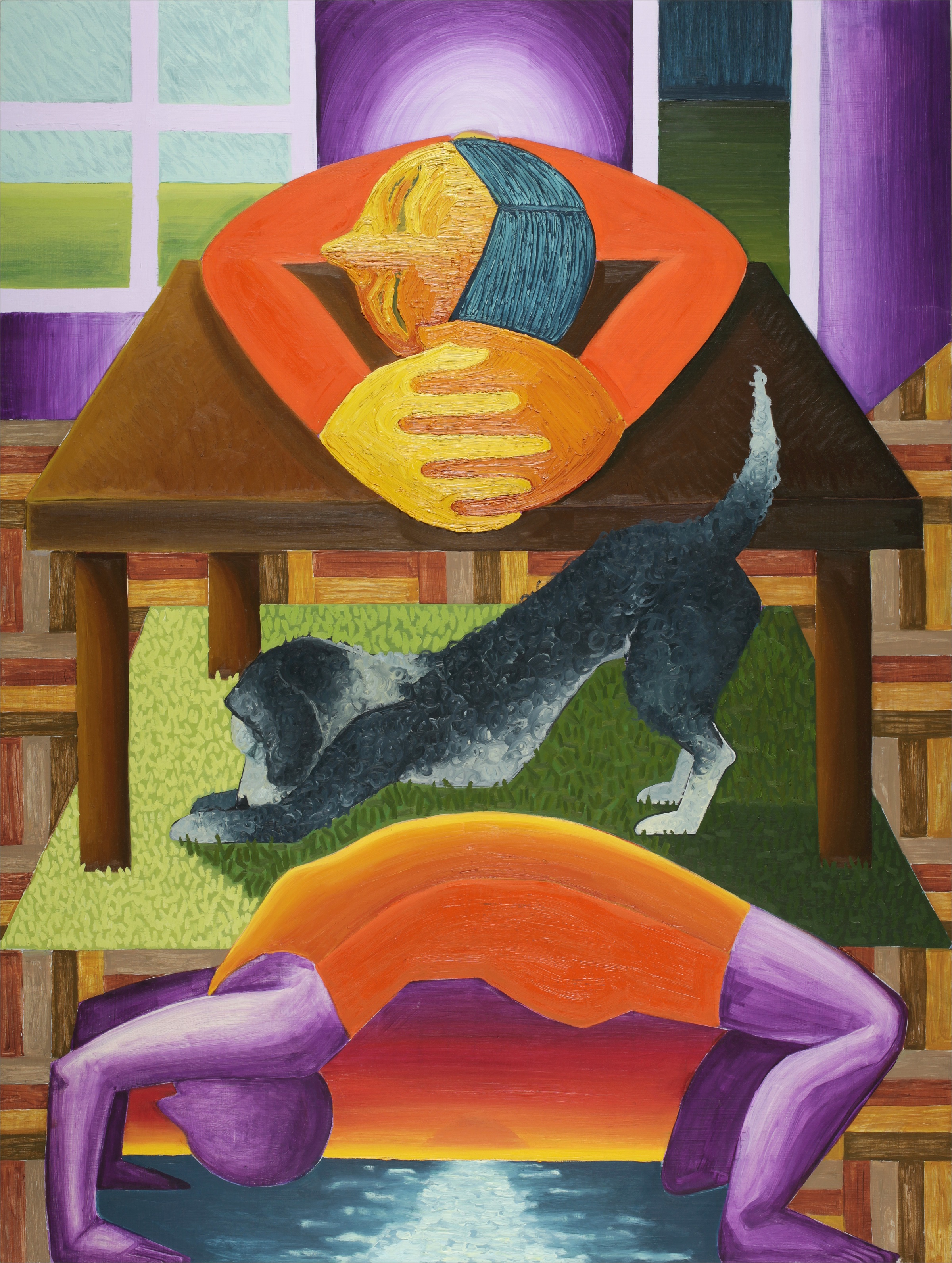 Antonia ConstantineBig StretchOil on panel48x36"2021