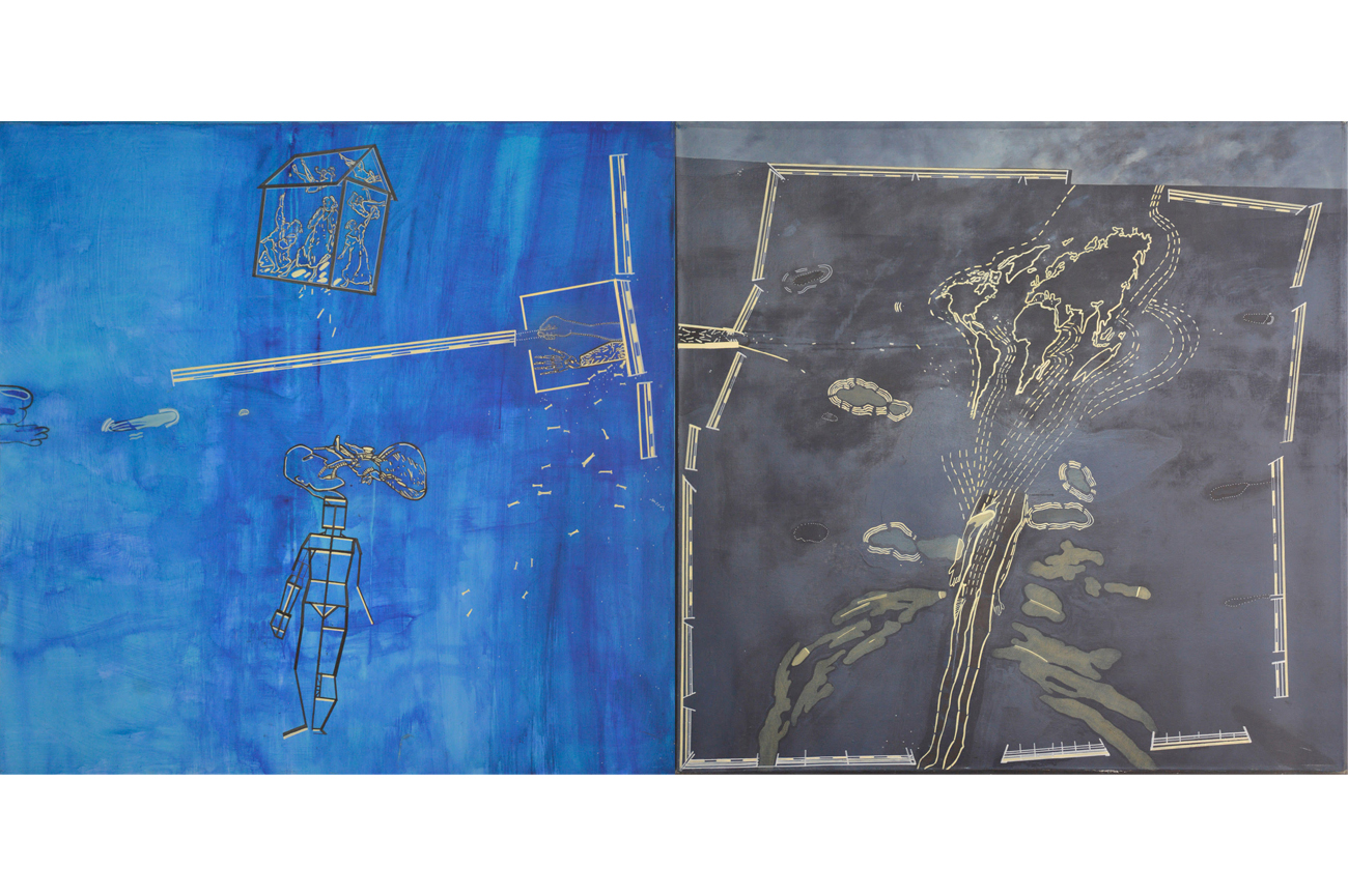 Eugenio TéllezMapa de la Histeria, 2011Oil on linen144 x 290 cm