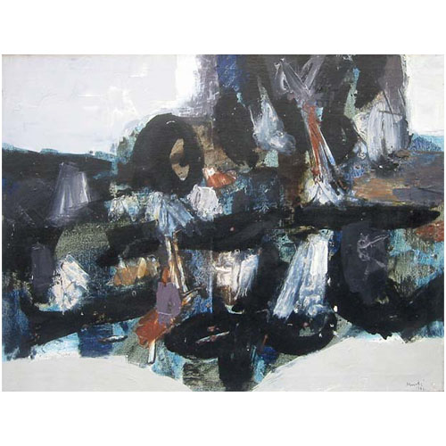 UNTITLED 1962, oil on canvas, 100cm x 130cm