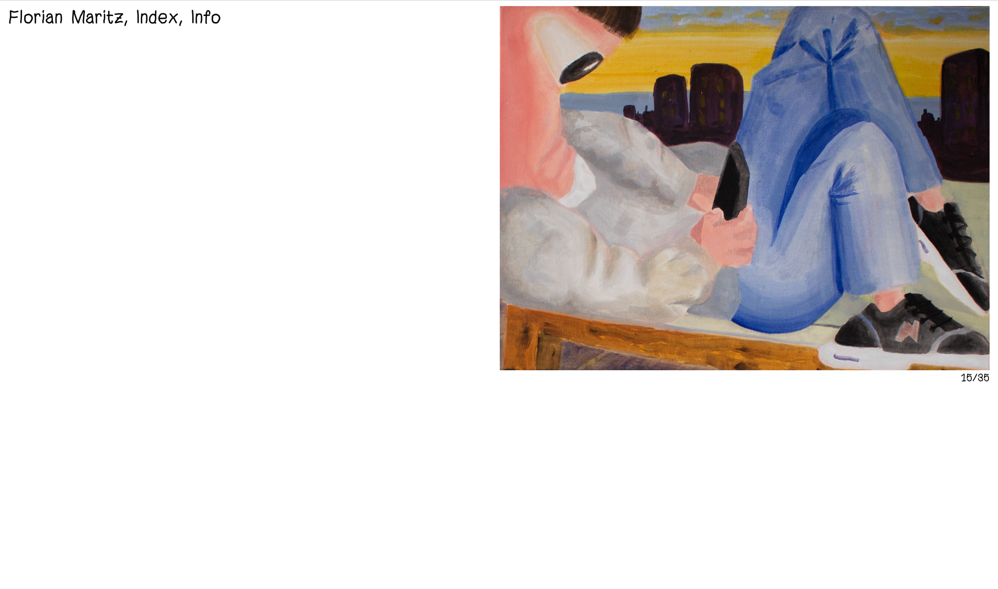 florianmaritz.ch, Website, 2020