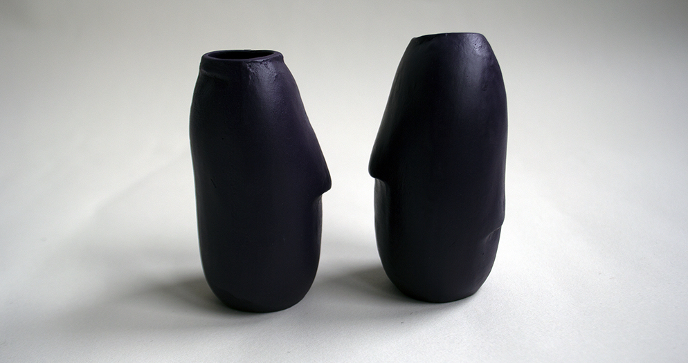 Deirdre O’Mahony, Parian porcelain Sustainment toasting cups, made from cast potatoes, 2021. Image courtesy of the artist.