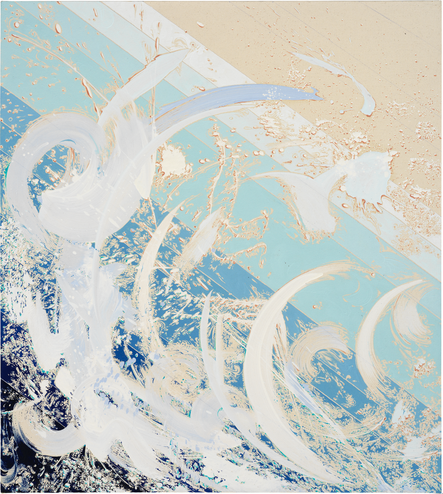 sosFound::subject_citizen:>>memory_board, 2019, oil on canvas, detail view