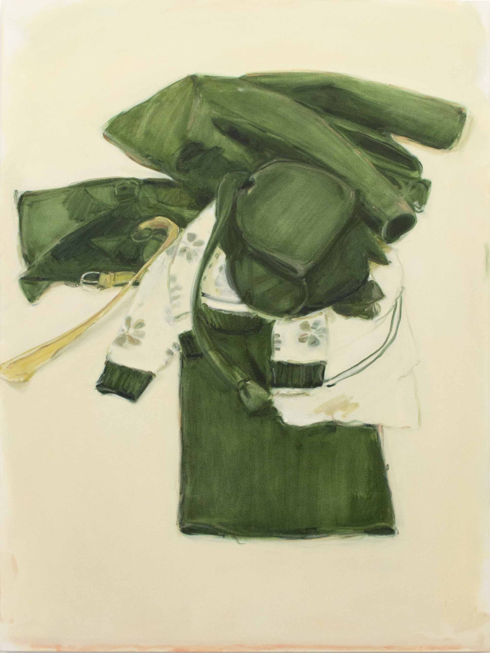 Ready and Waiting, 2019. Oil on canvas, 160 x 120 cm