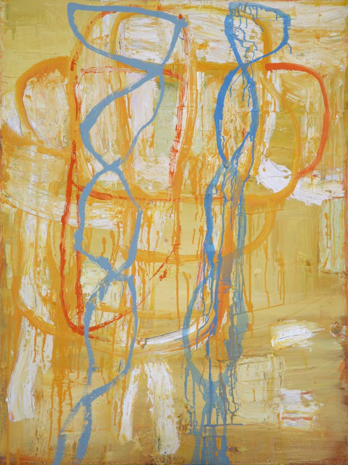 They Lit The Stars, 2012, oil on canvas, 40x30in