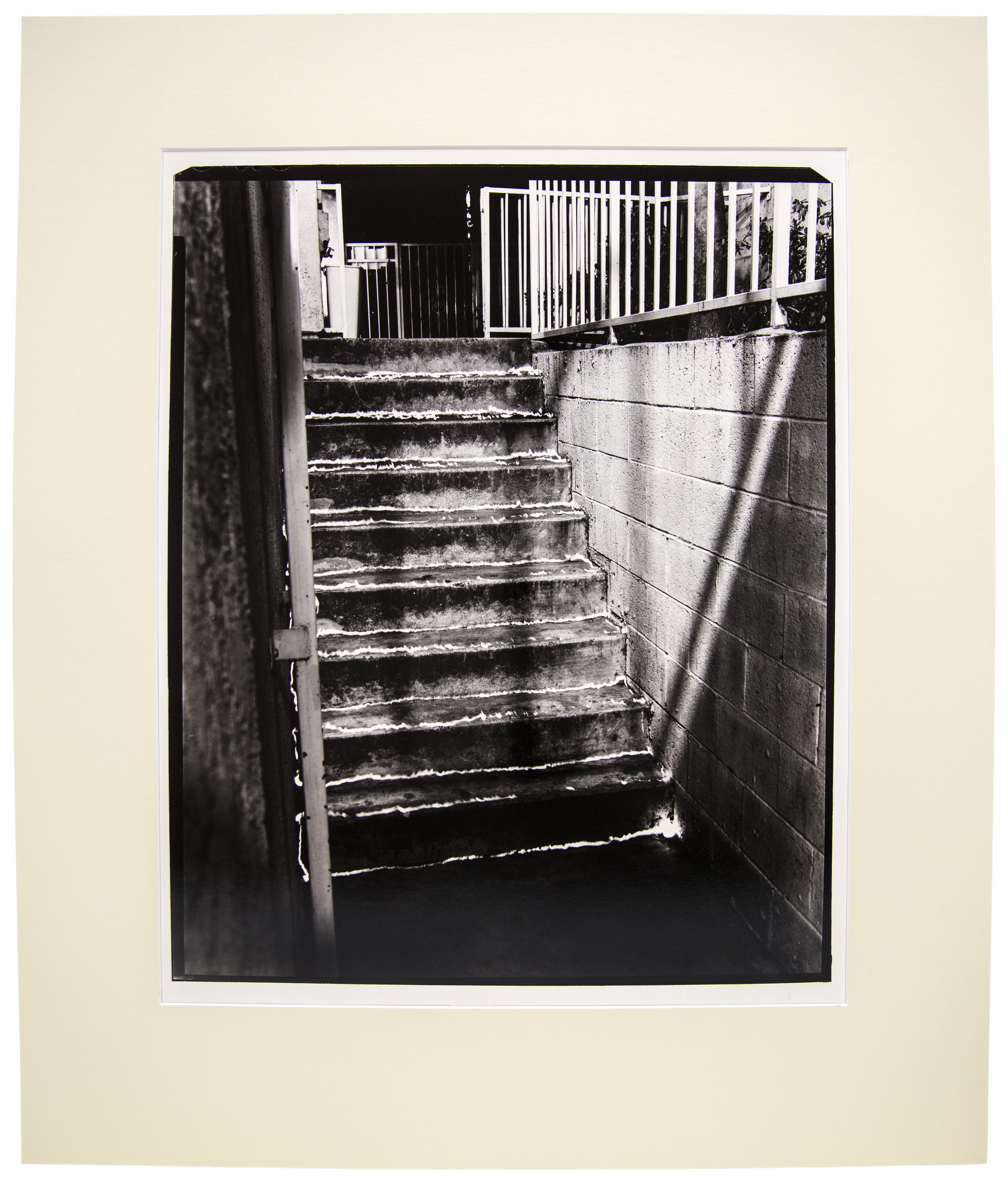 A Sheet of Flame Blocked My Escape (matted), 2014Soda toned lith print on glossy fiber-based paper, mat board20 x 24 in.50.8 x 60.96 cm