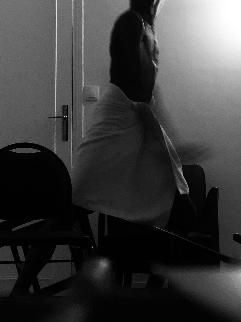 Self-portrait in motion