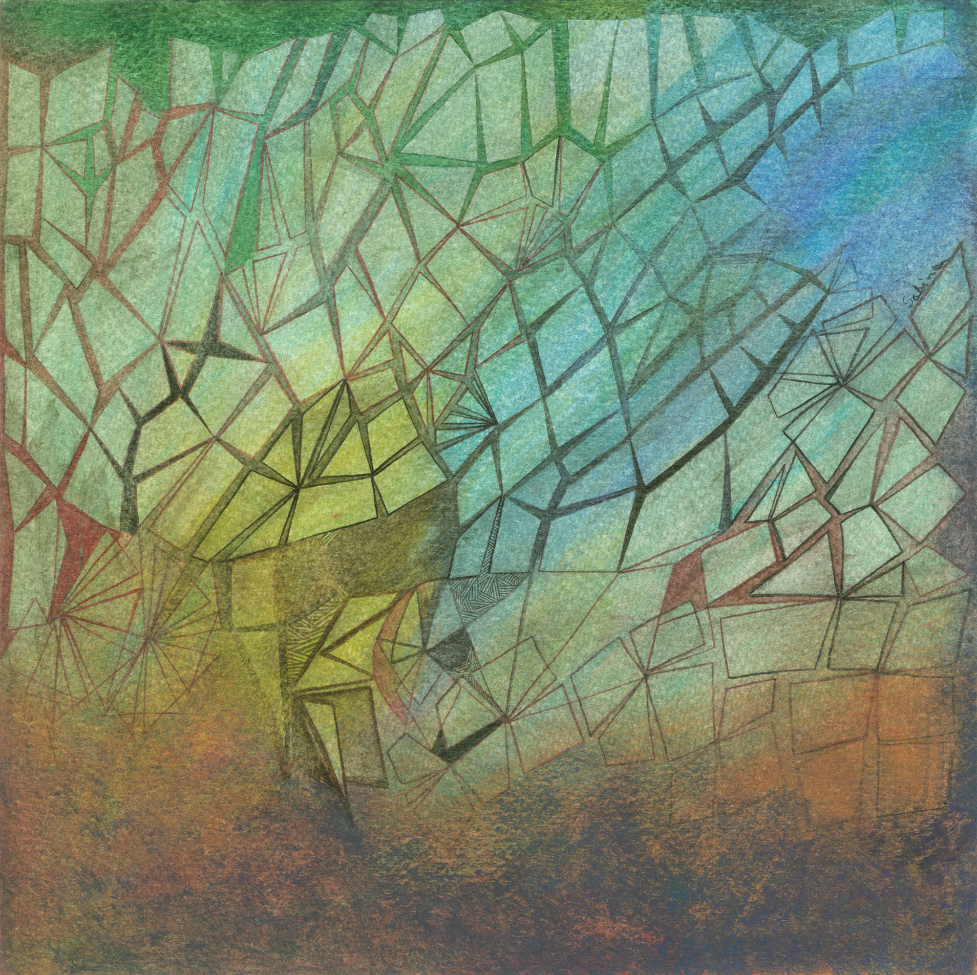 Vast / mixed media on paper