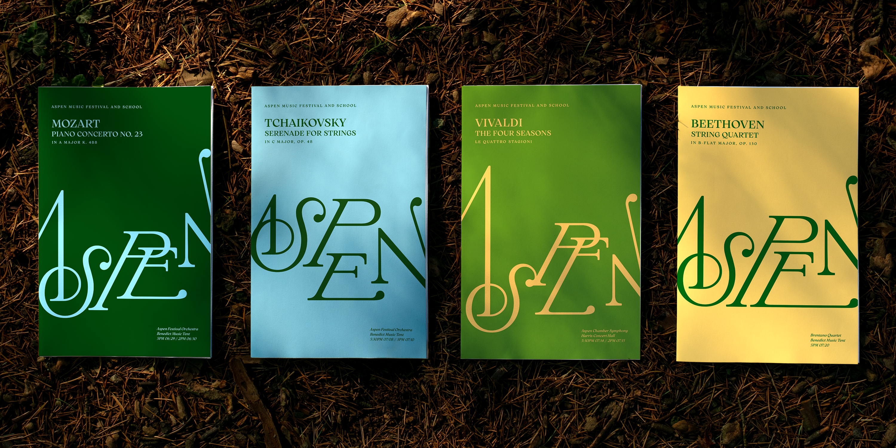 Concert program generative covers