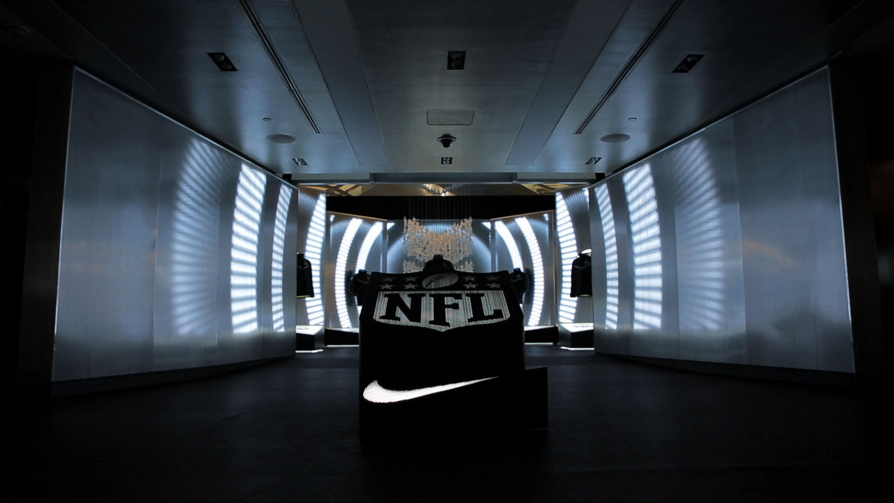 Niketown Super Bowl Installation - Jodi Terwilliger