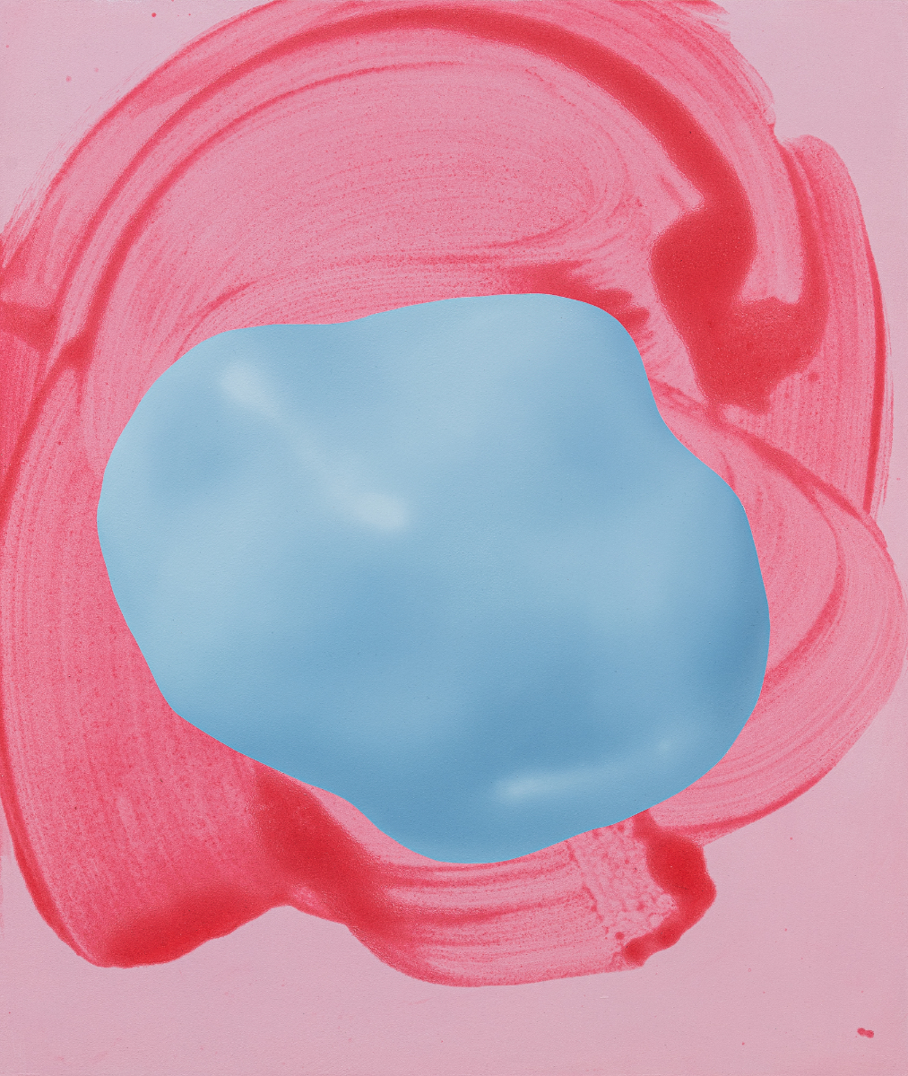 untitled, oil and acrylic on aluminium, 65 x 55 cm, 2020