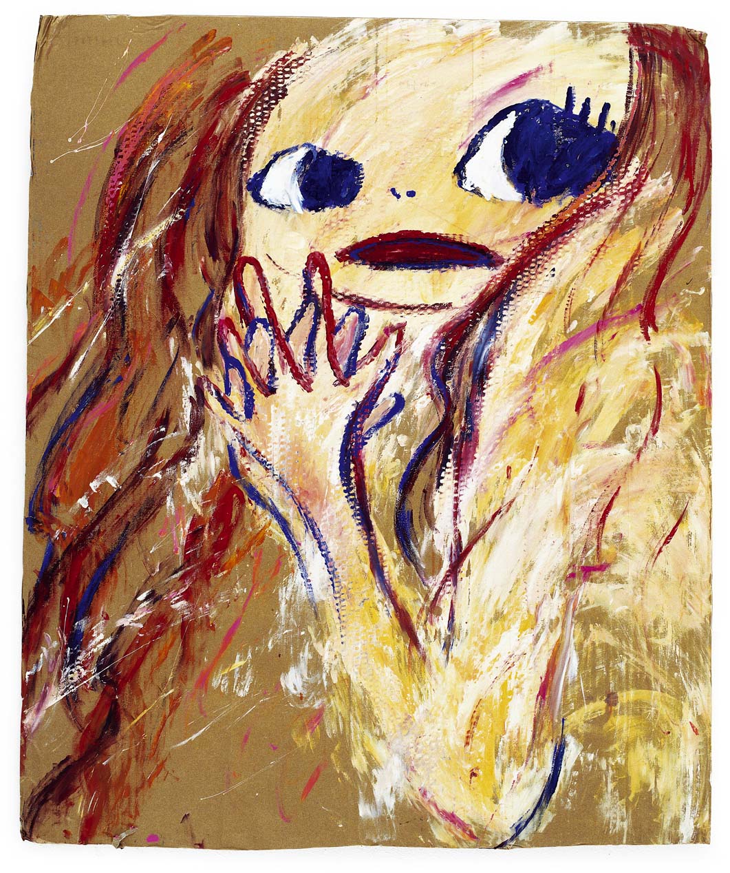 Acrylic on Cardboard, 95.5×75.5cm