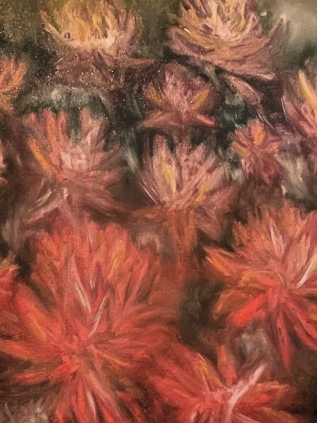 Sea Roses &mdash; Oil on Canvas