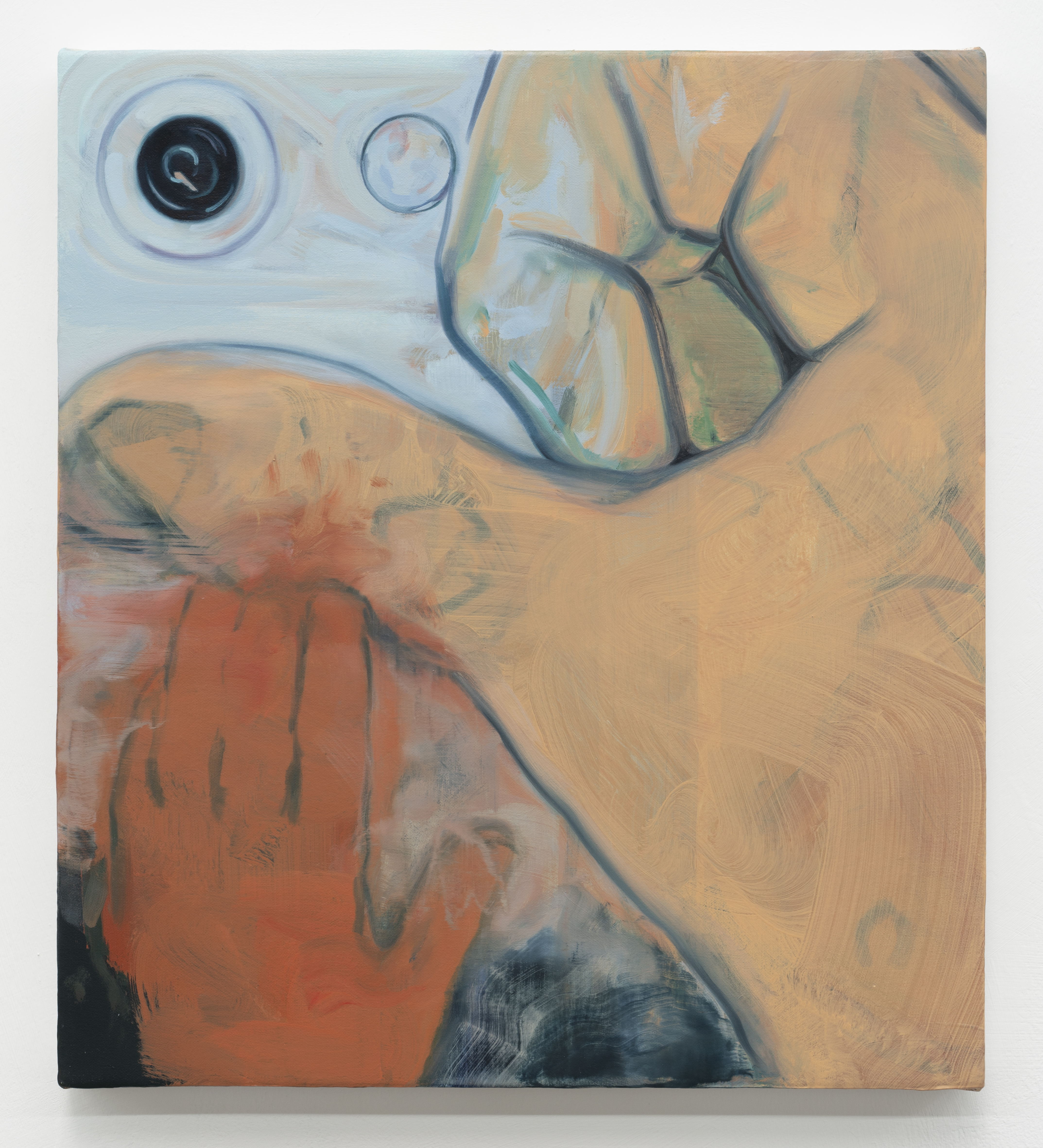 Influencer, 2020, Oil on linen, 47 x 42 cm