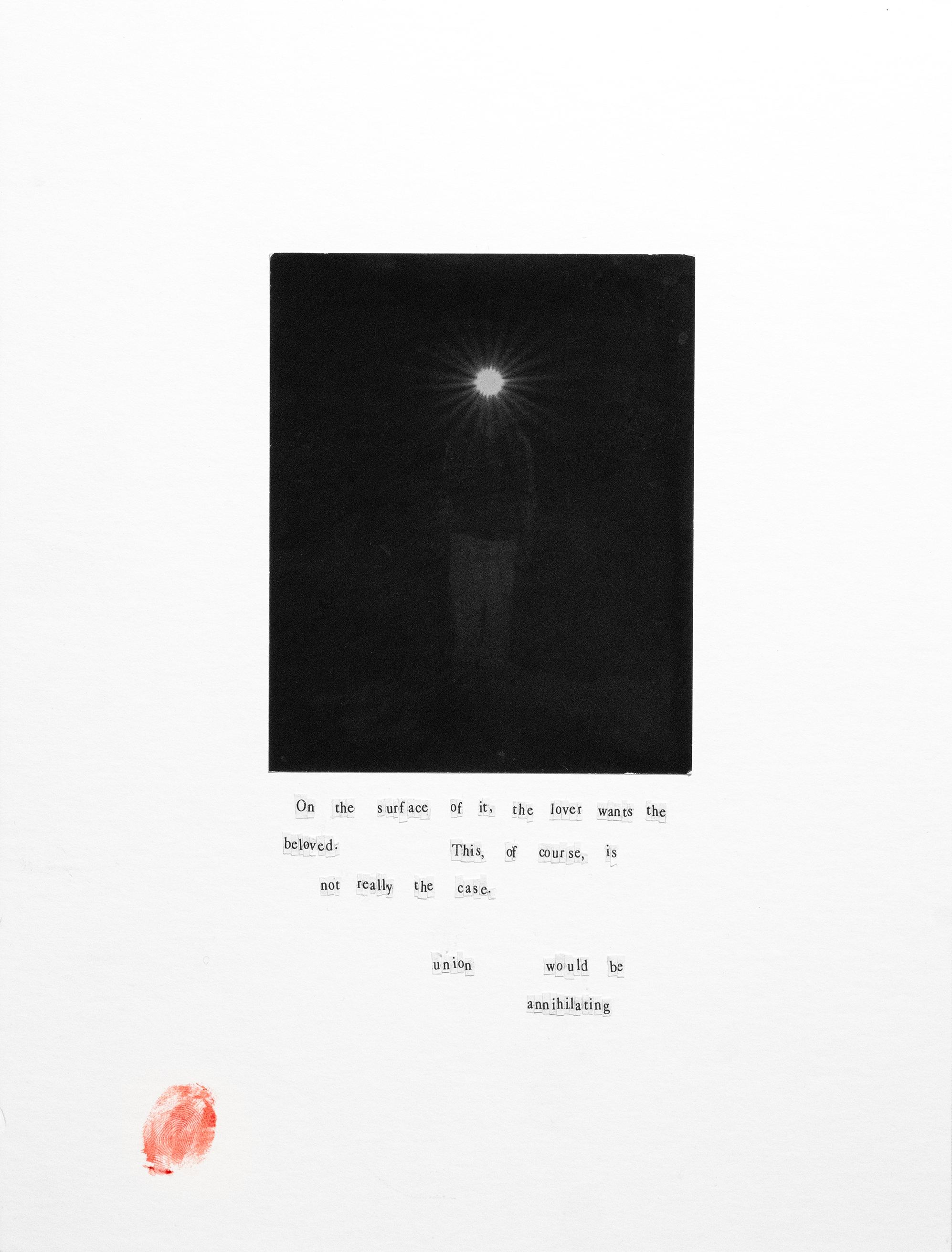 union (text from Anne Carson's Eros the Bittersweet)