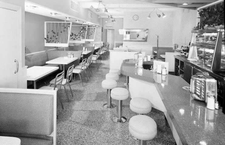 Silvertip restaurant beautiful interior 1960s
