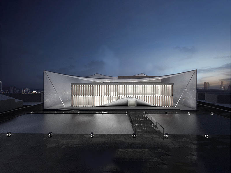 光影戏台——成都市文殊院川剧博物馆设计三年级