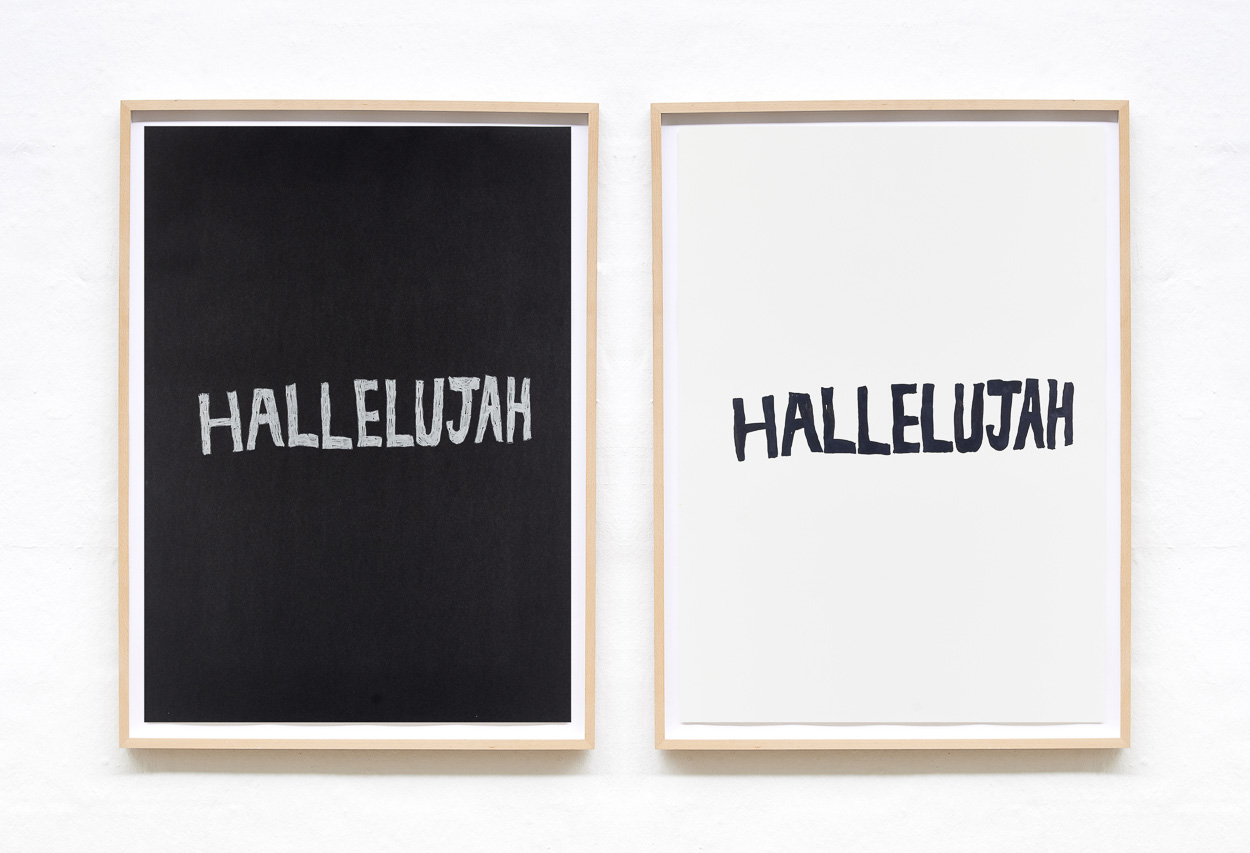 Hallelujah, 2020. ink and pencil on paper. 90cm x 65cm each