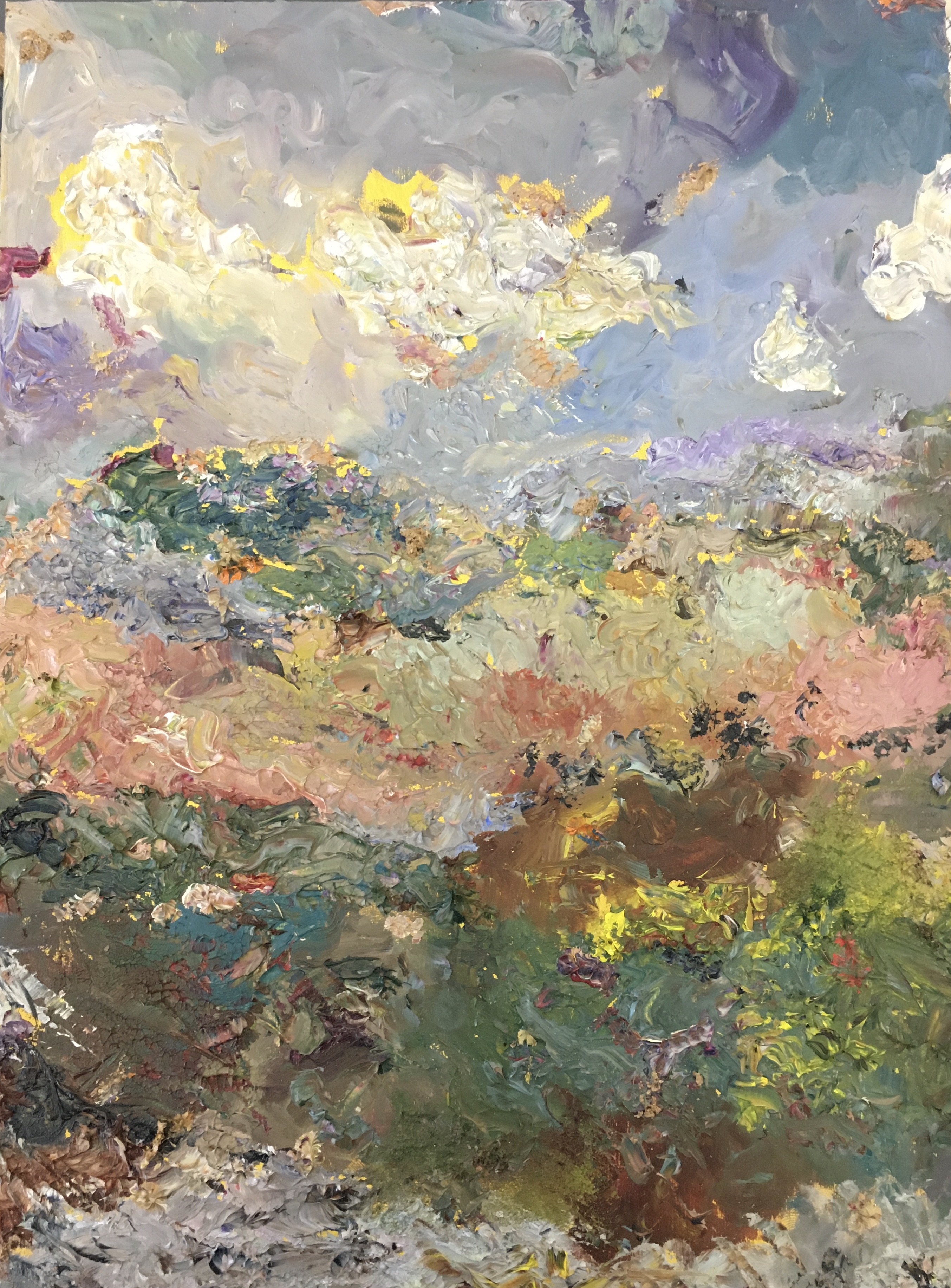 ●Nice place actually,(2023)Oil paint on board