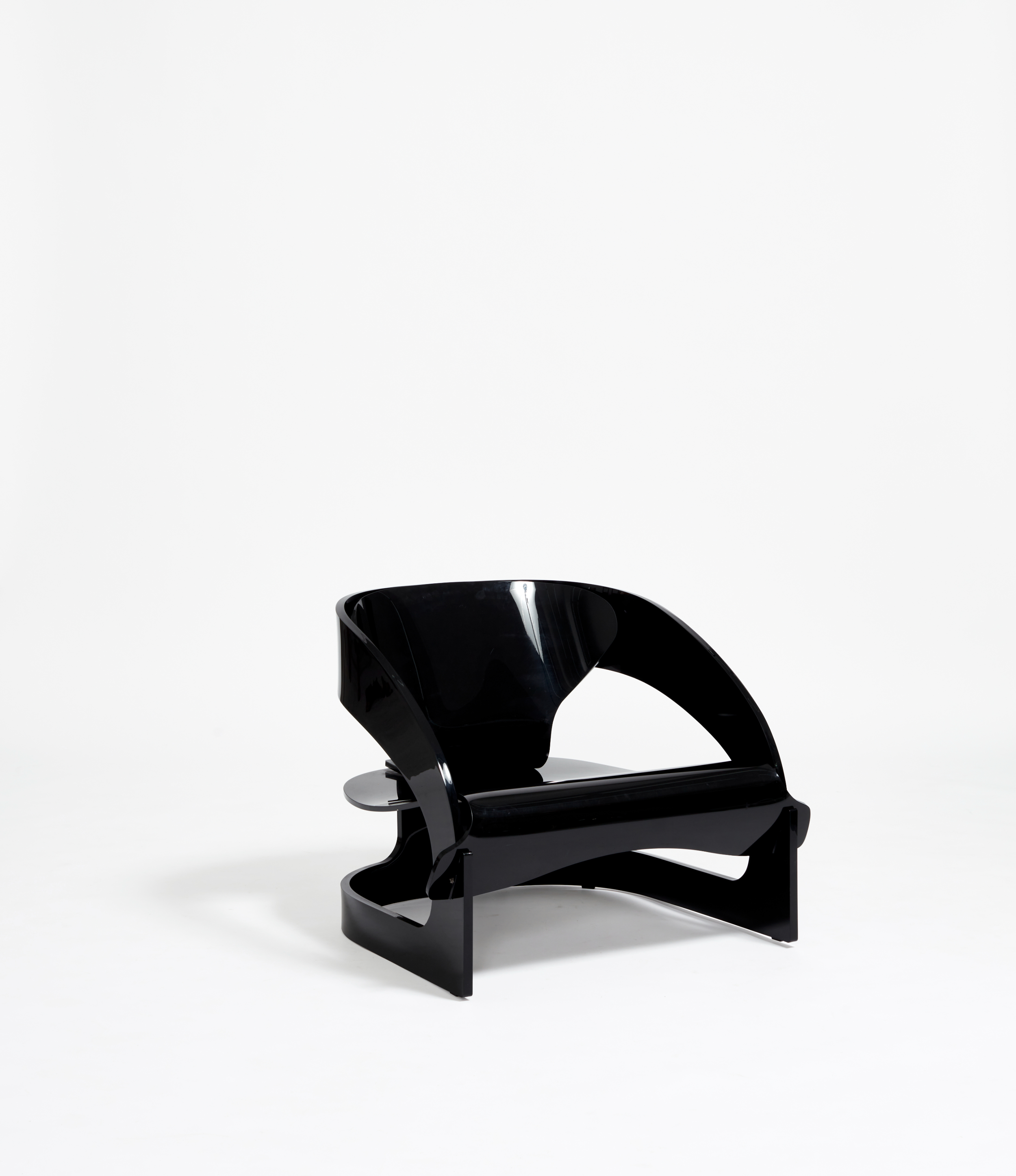 Poltrona Chair for Kartell, Designed in the 1960s, Acrylic glass, 59 x 62 x 64 cm
