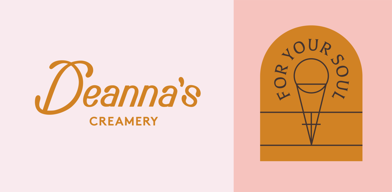 Branding for an ice creamery (with a gothic twist)